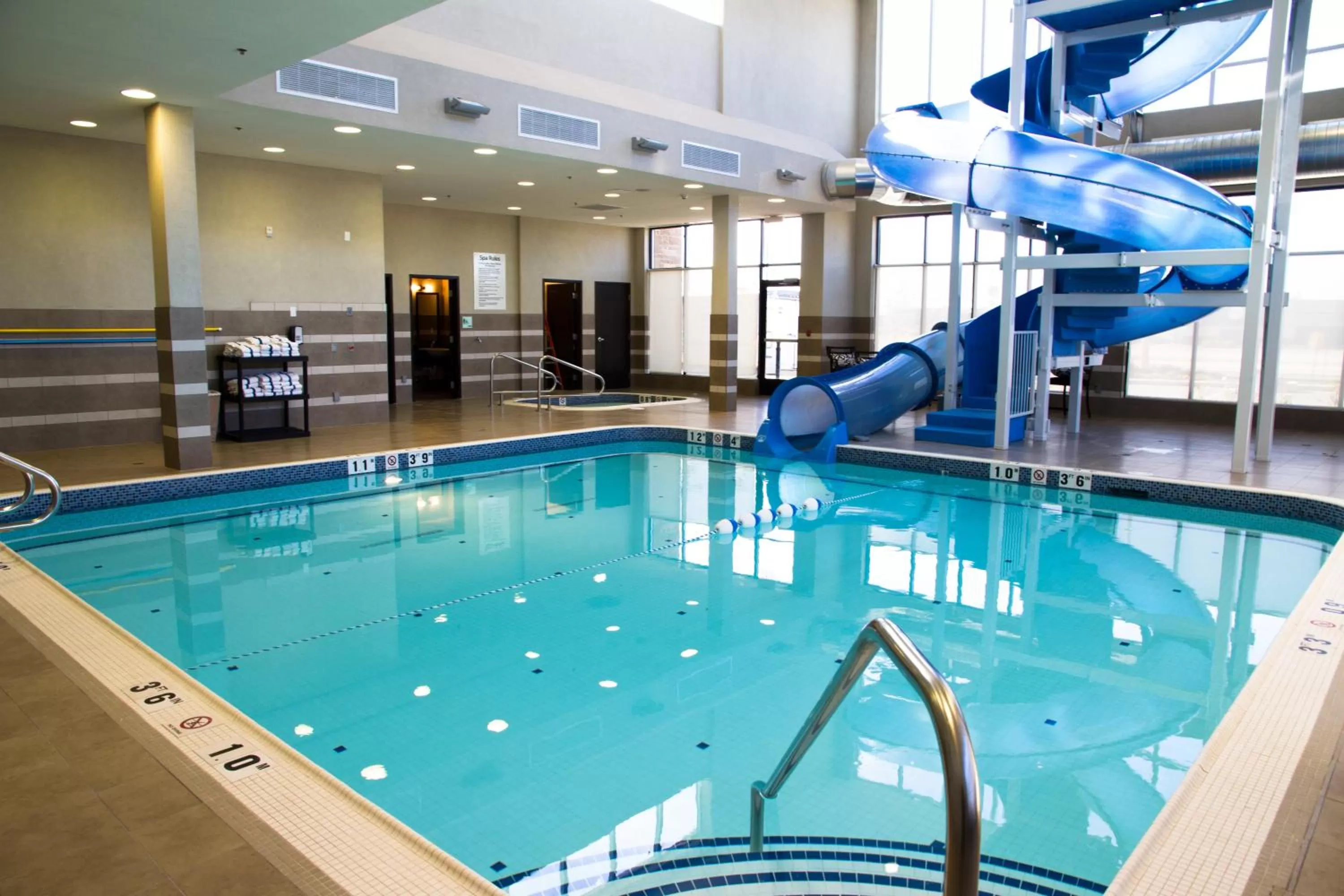 Swimming pool in Holiday Inn Hotel & Suites Red Deer by IHG