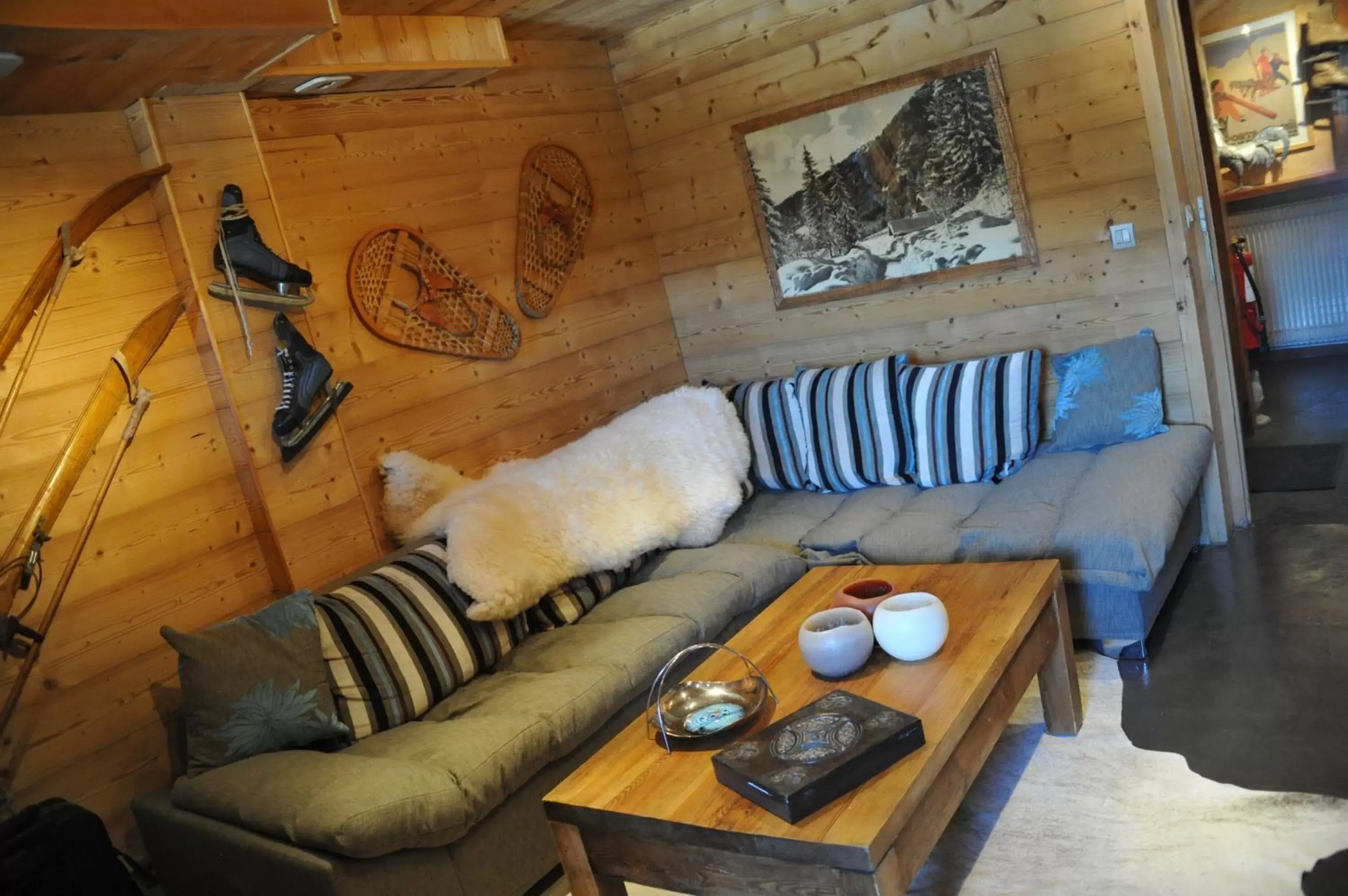 Seating Area in Hôtel Chalet Alpage