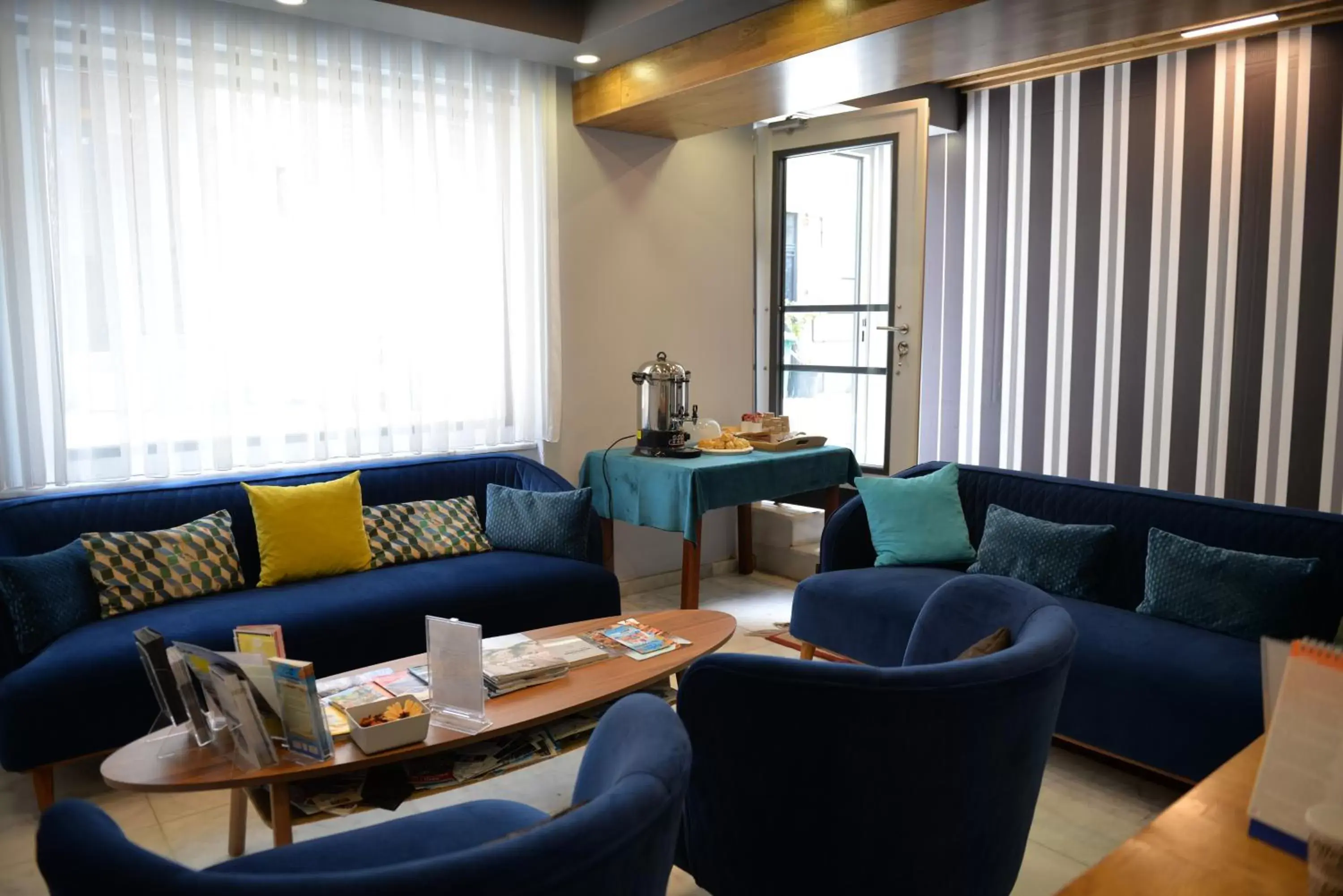 Lobby or reception, Lounge/Bar in Basilissis Hotel