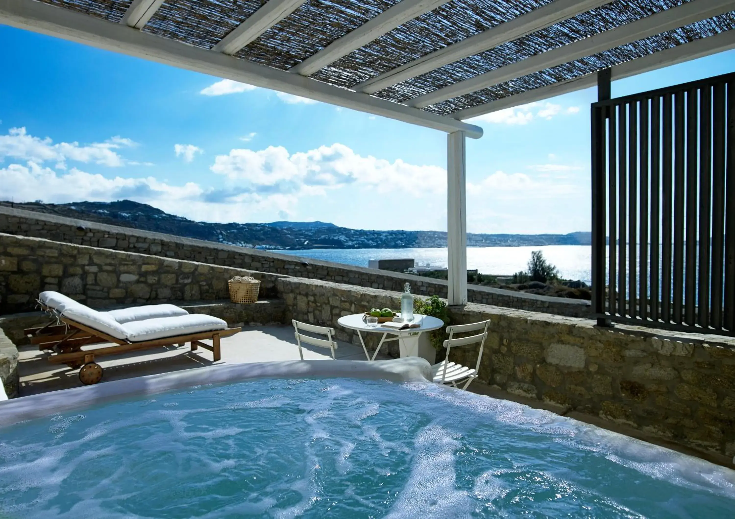 Balcony/Terrace in Rocabella Mykonos Hotel