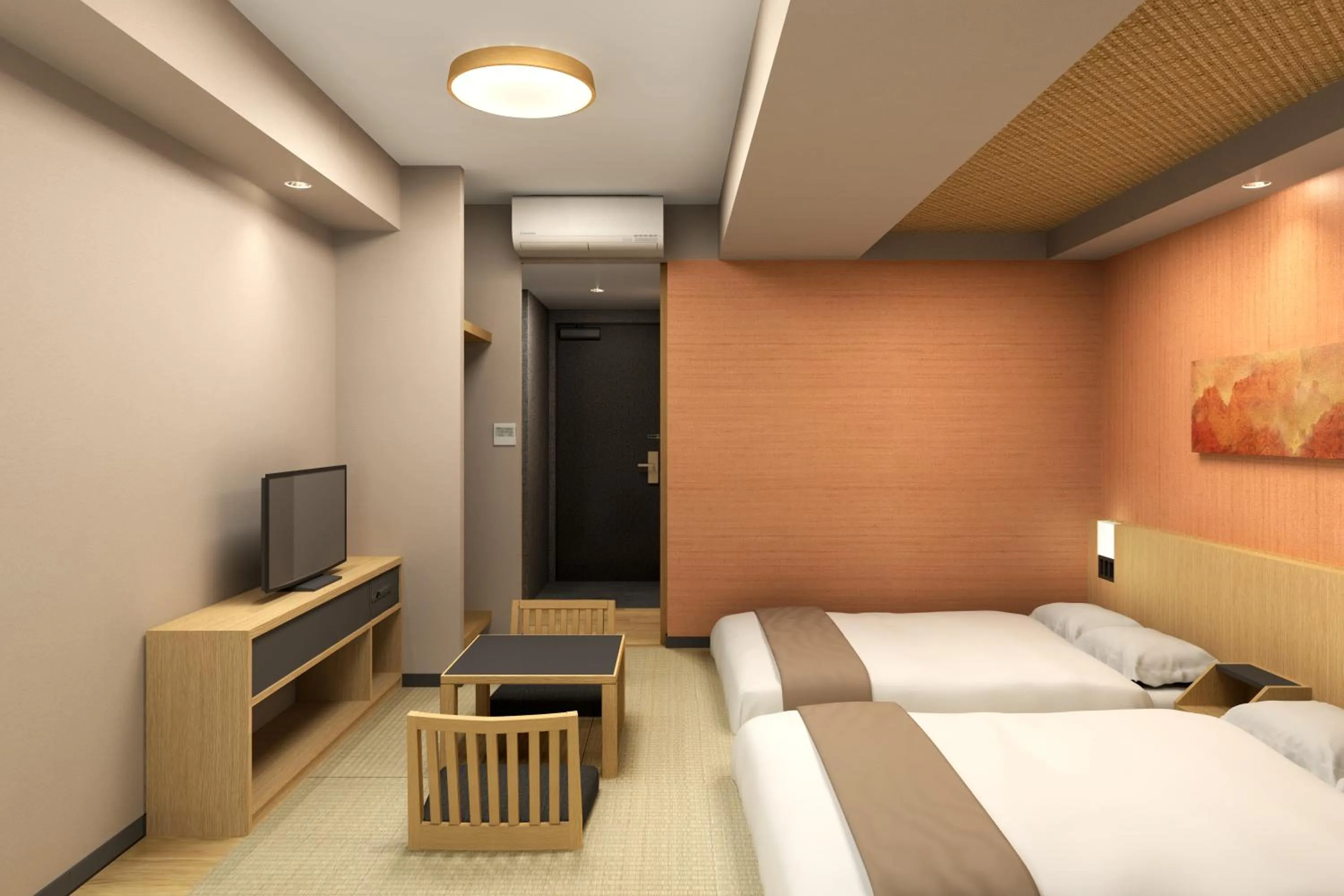 Photo of the whole room, Bed in Dormy Inn Premium Tokyo Kodenmacho