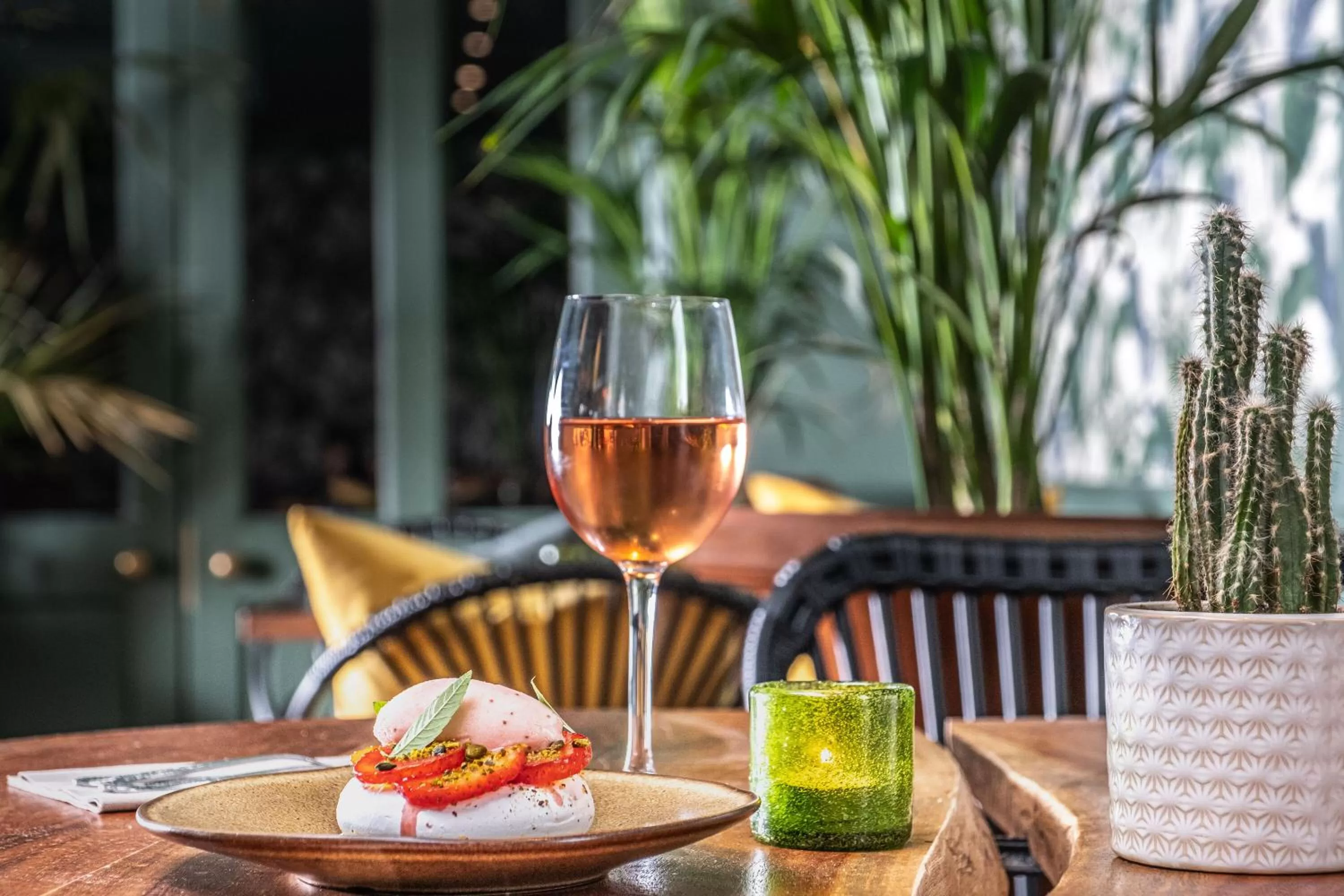 Garden in The Black Lion, Long Melford