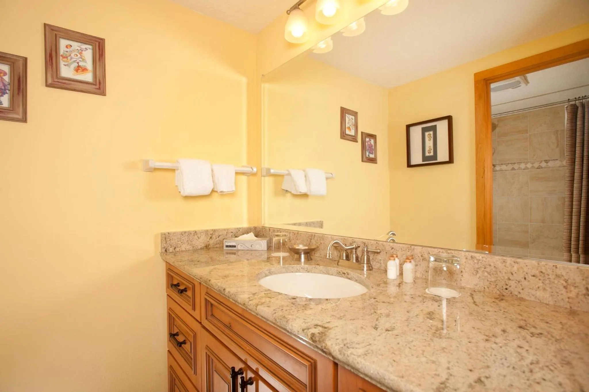 Bathroom in Evergreen Condominiums by Keystone Resort