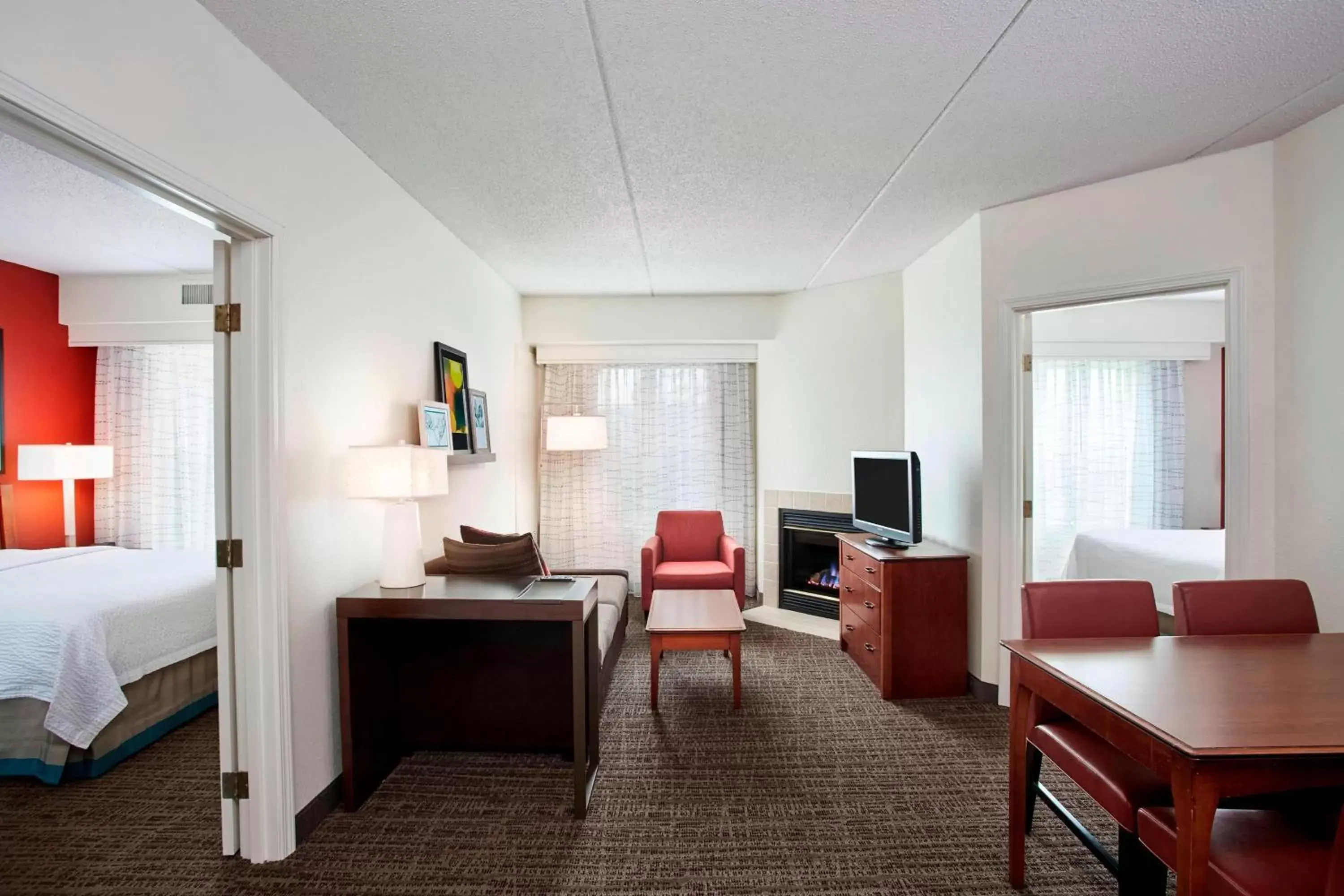 Living room, Seating Area in Residence Inn by Marriott Chicago Schaumburg/Woodfield Mall