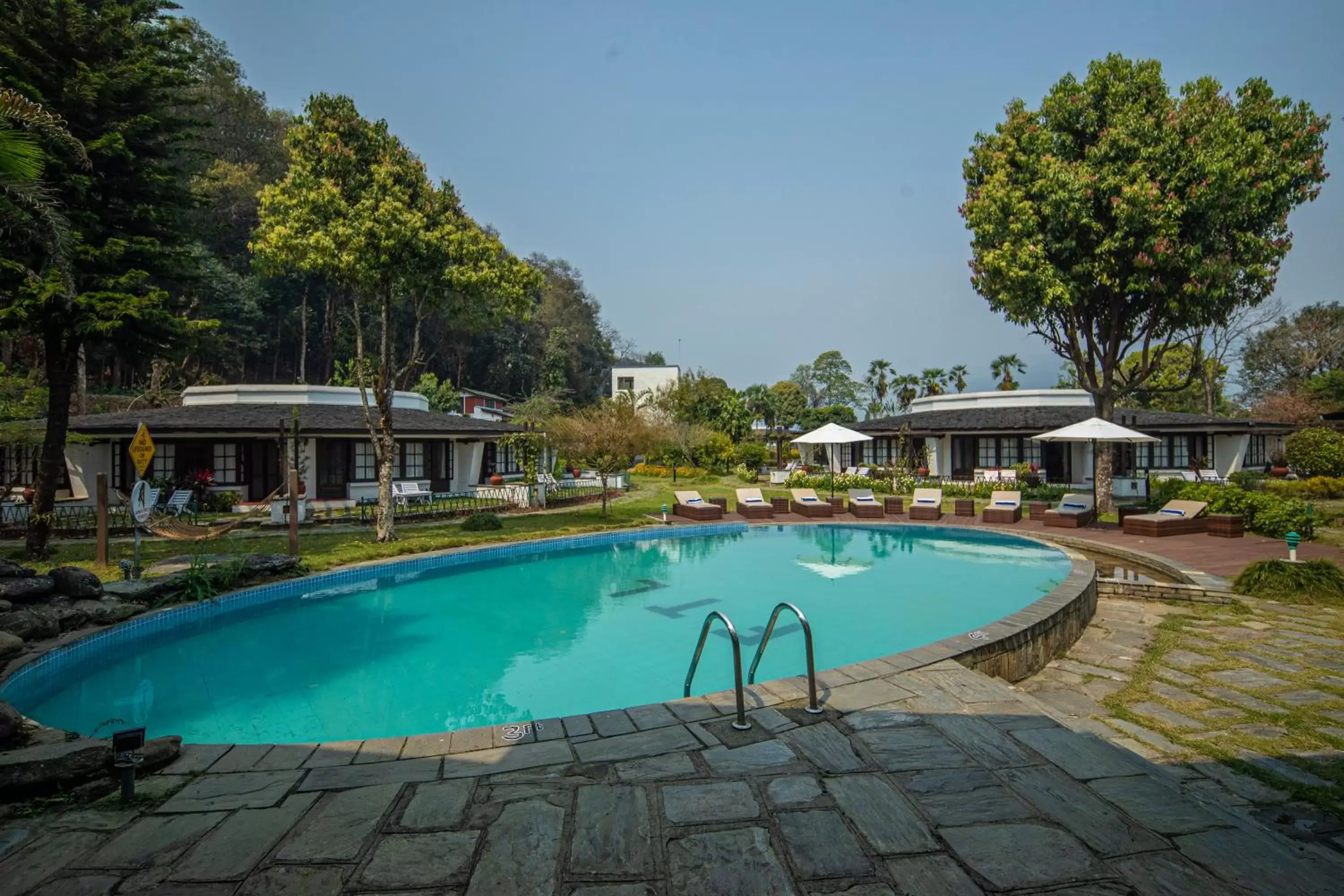 Pool view, Swimming Pool in Fish Tail Lodge