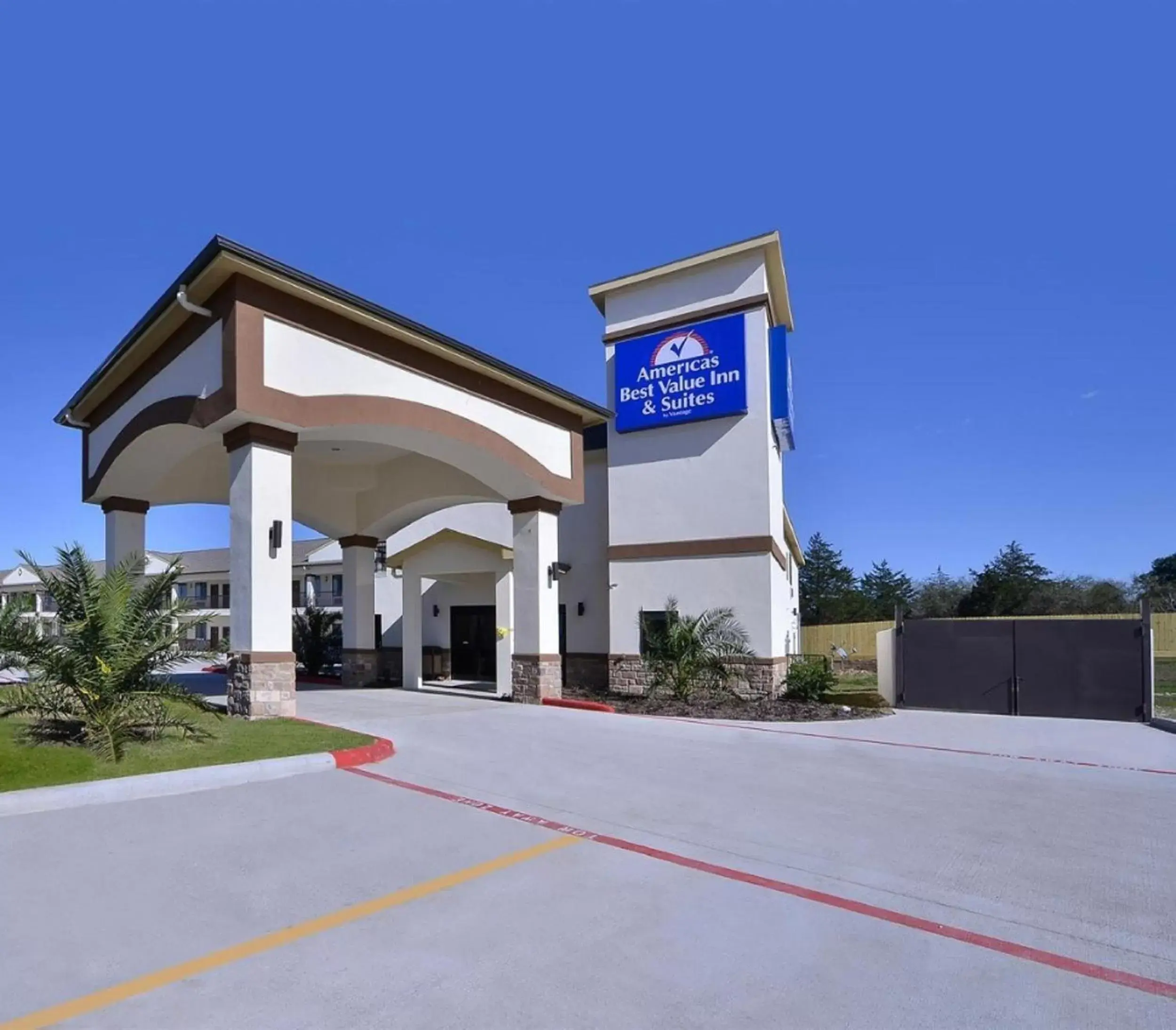 Bird's eye view, Property Building in Americas Best Value Inn Cuero