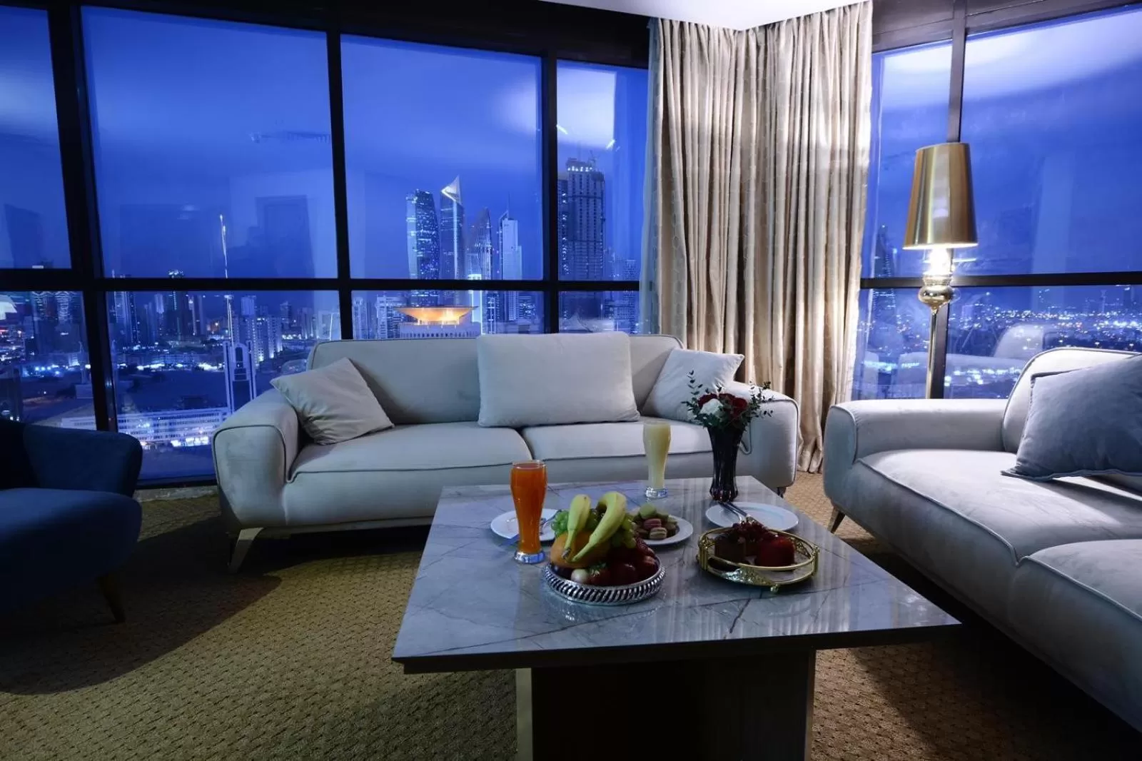 Living room in Panorama Hotel Kuwait