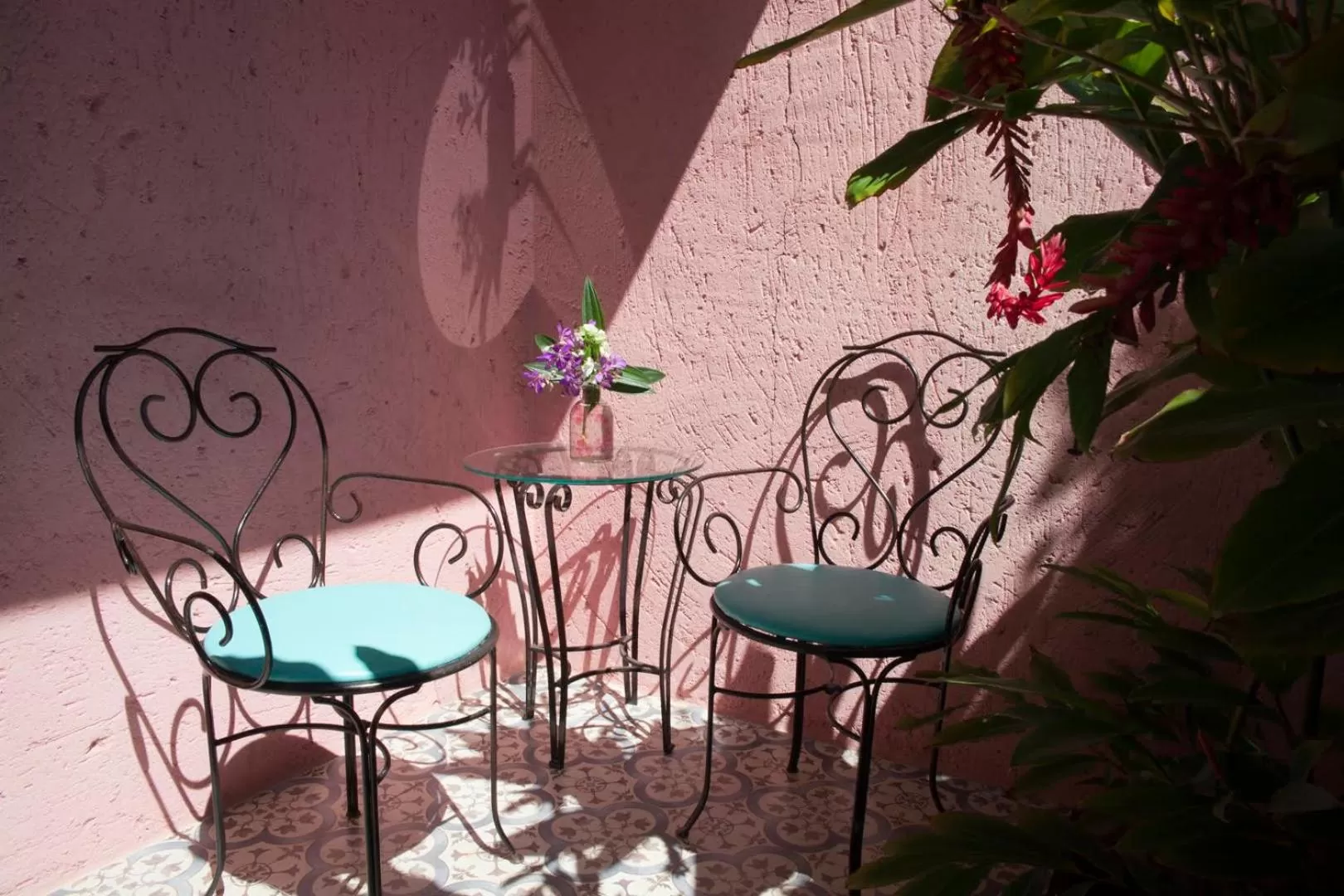 Patio in Pousada Vila Rosada