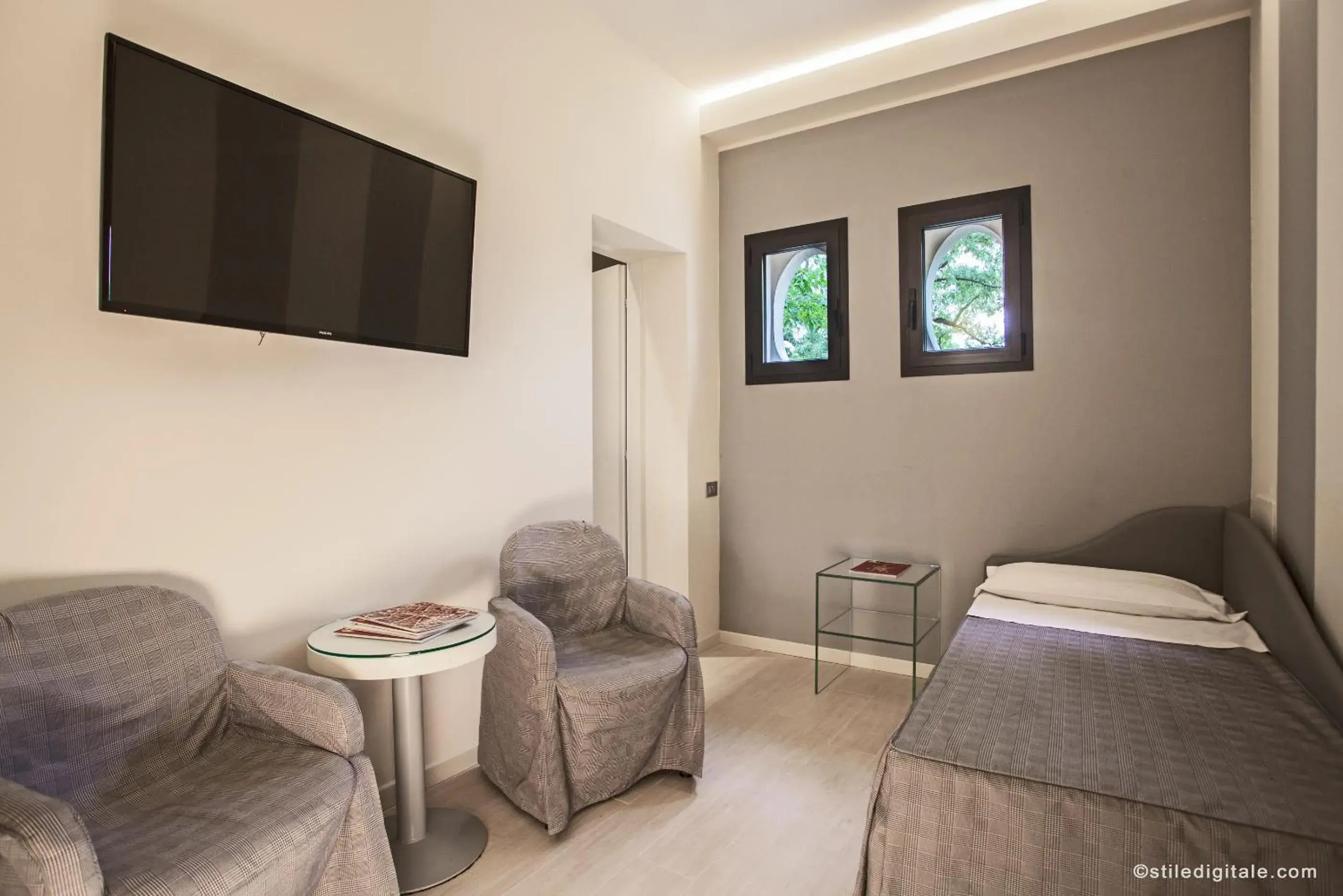 Seating area, TV/Entertainment Center in Savoia Hotel Country House Bologna