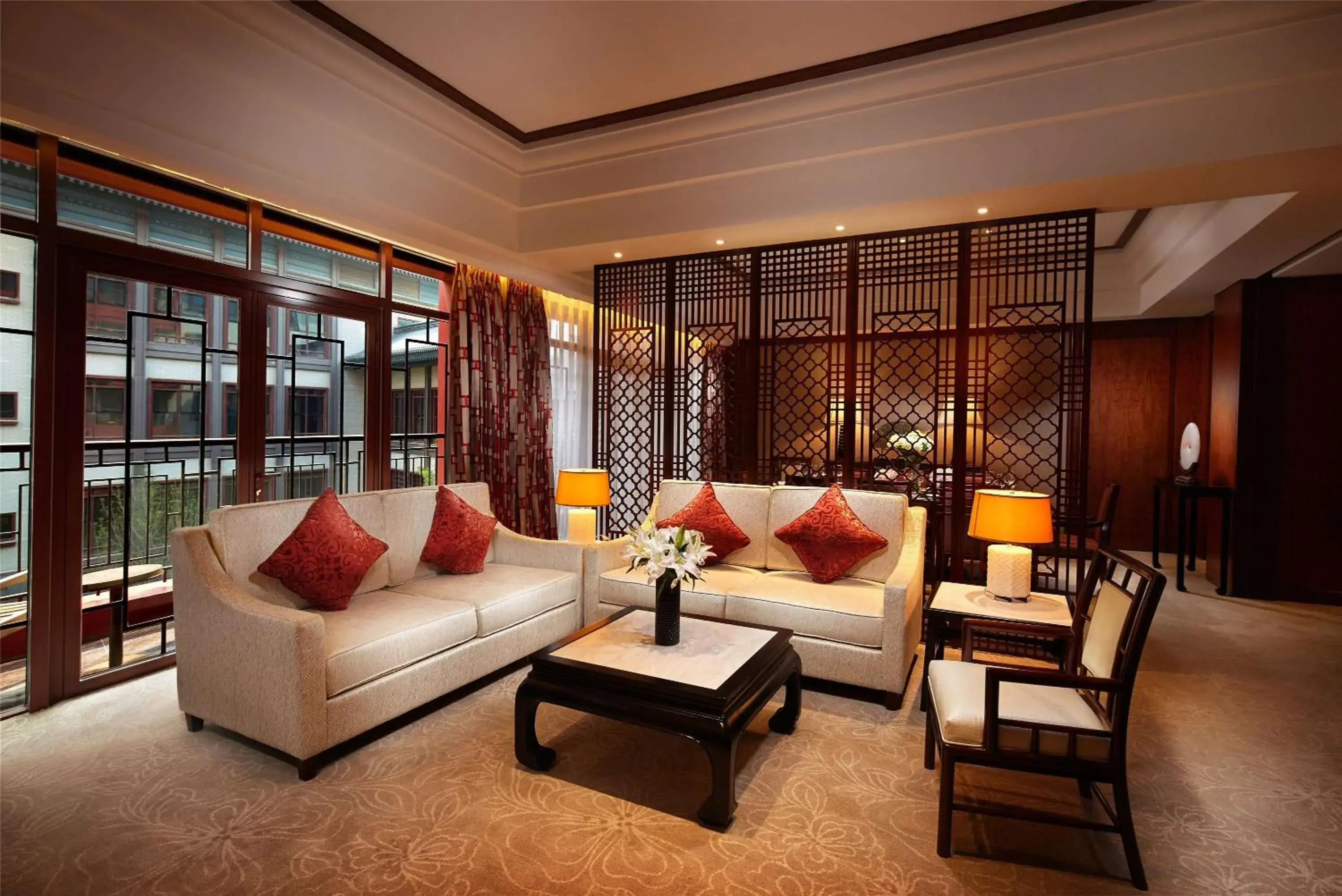 Living room, Seating Area in Hilton Tianjin Eco City