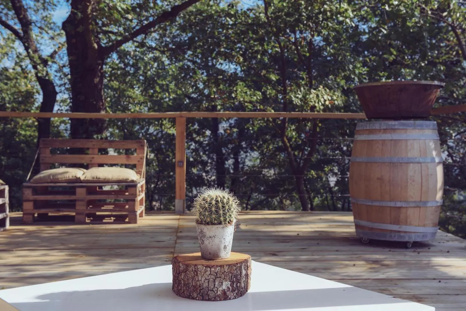 Patio in Roccafiore Wine Resort & Spa