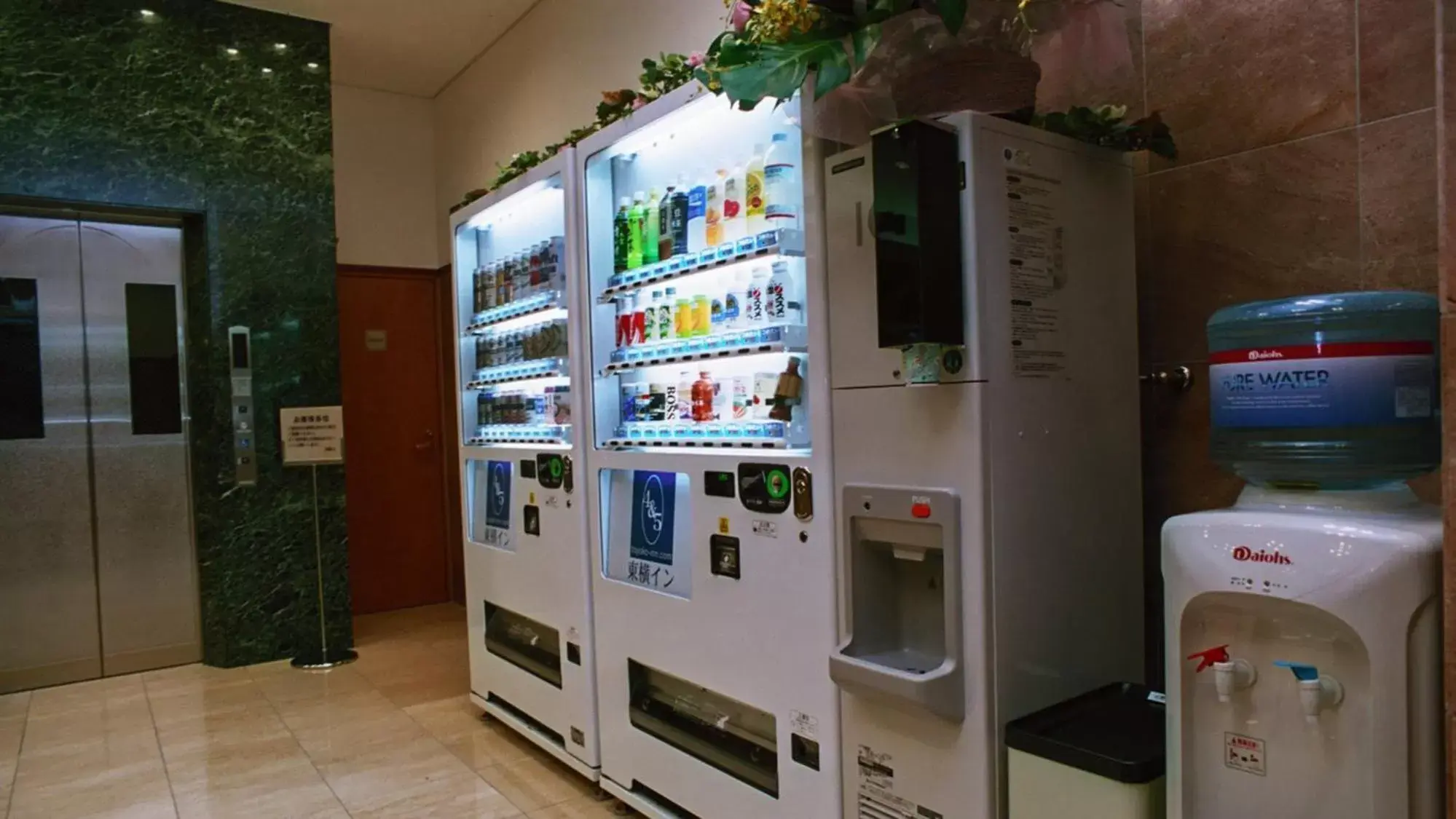 vending machine in Toyoko Inn Ichinoseki Ekimae