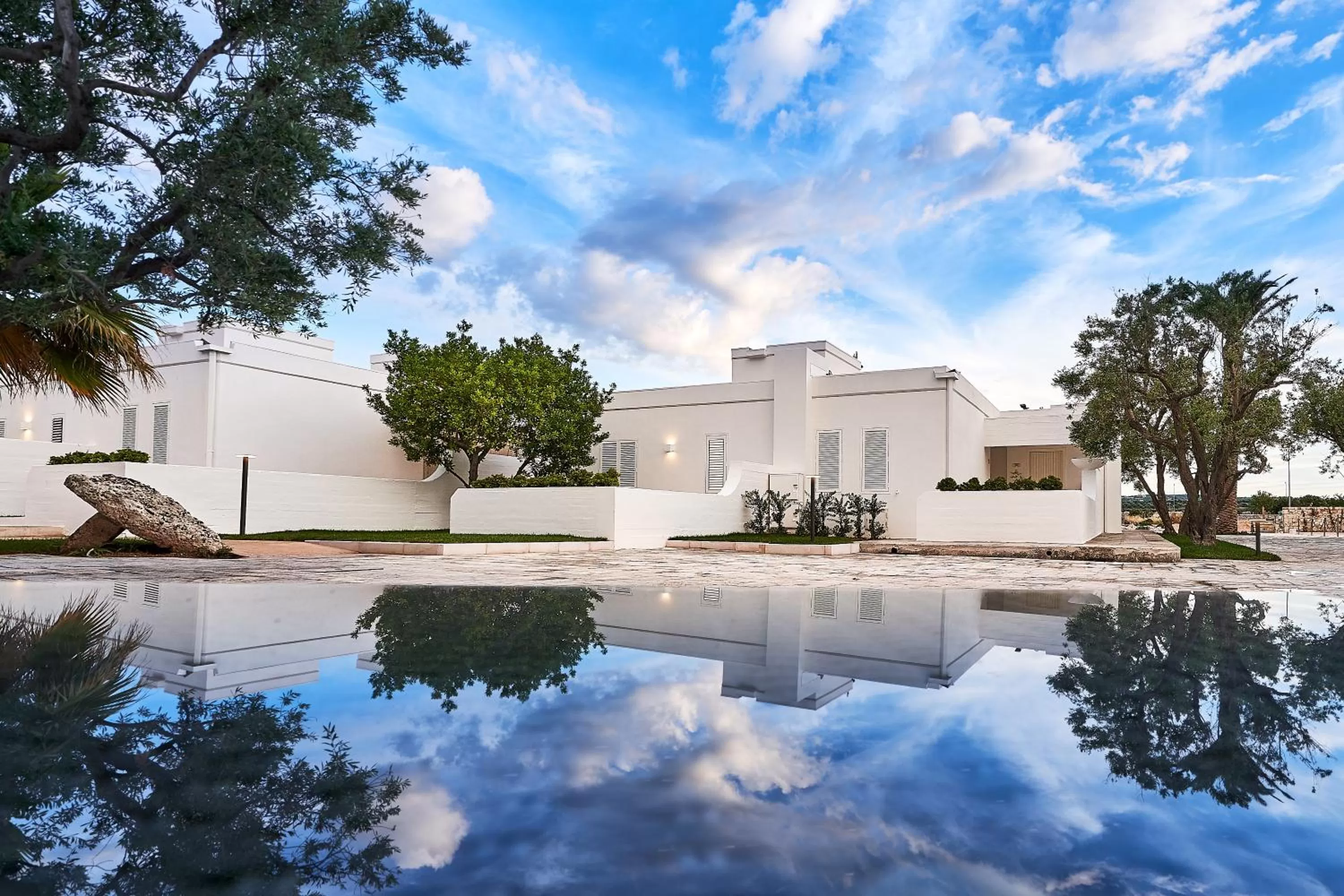 Property building in Grotta Palazzese Beach Hotel