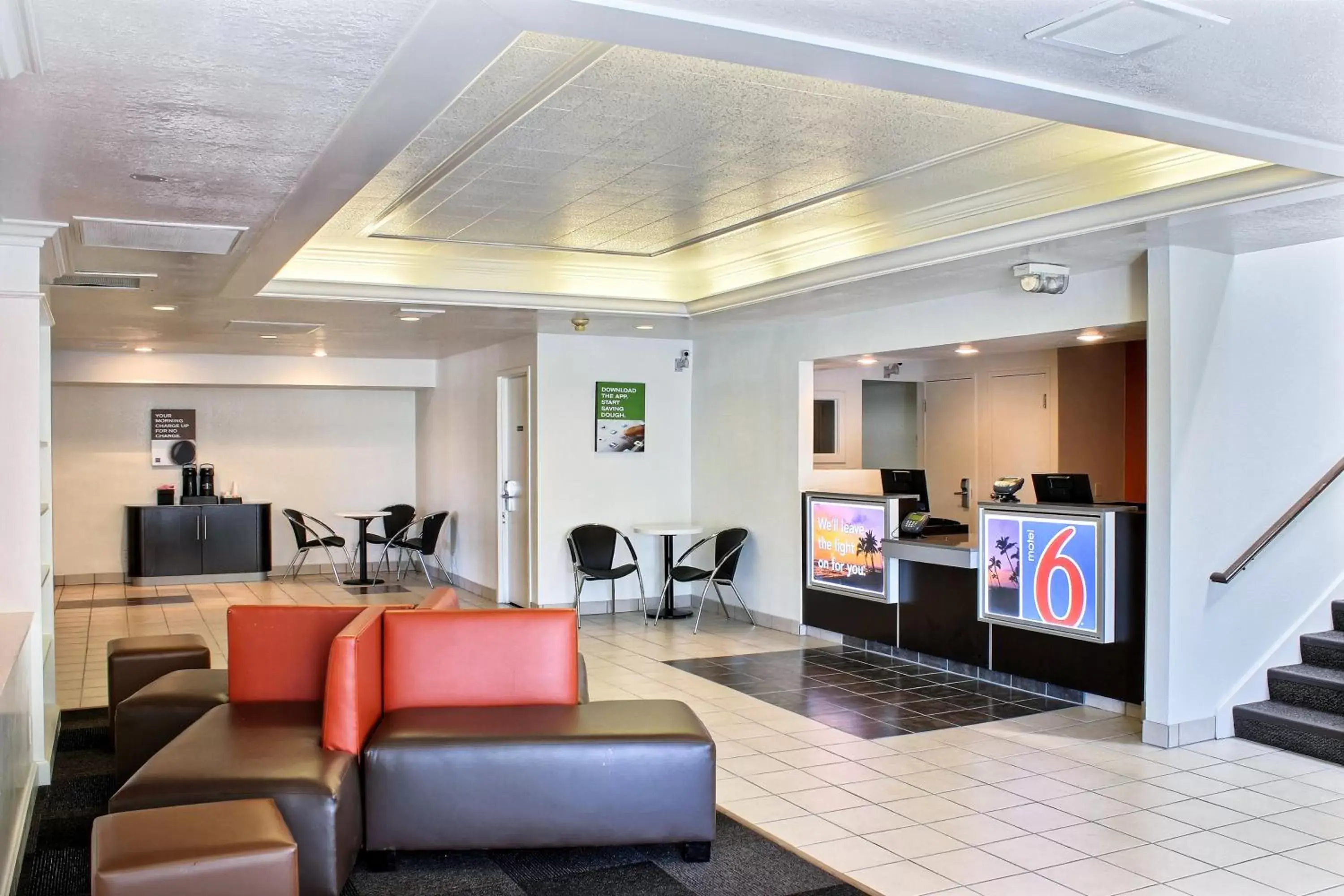 Lobby or reception in Motel 6-San Simeon, CA - Hearst Castle Area