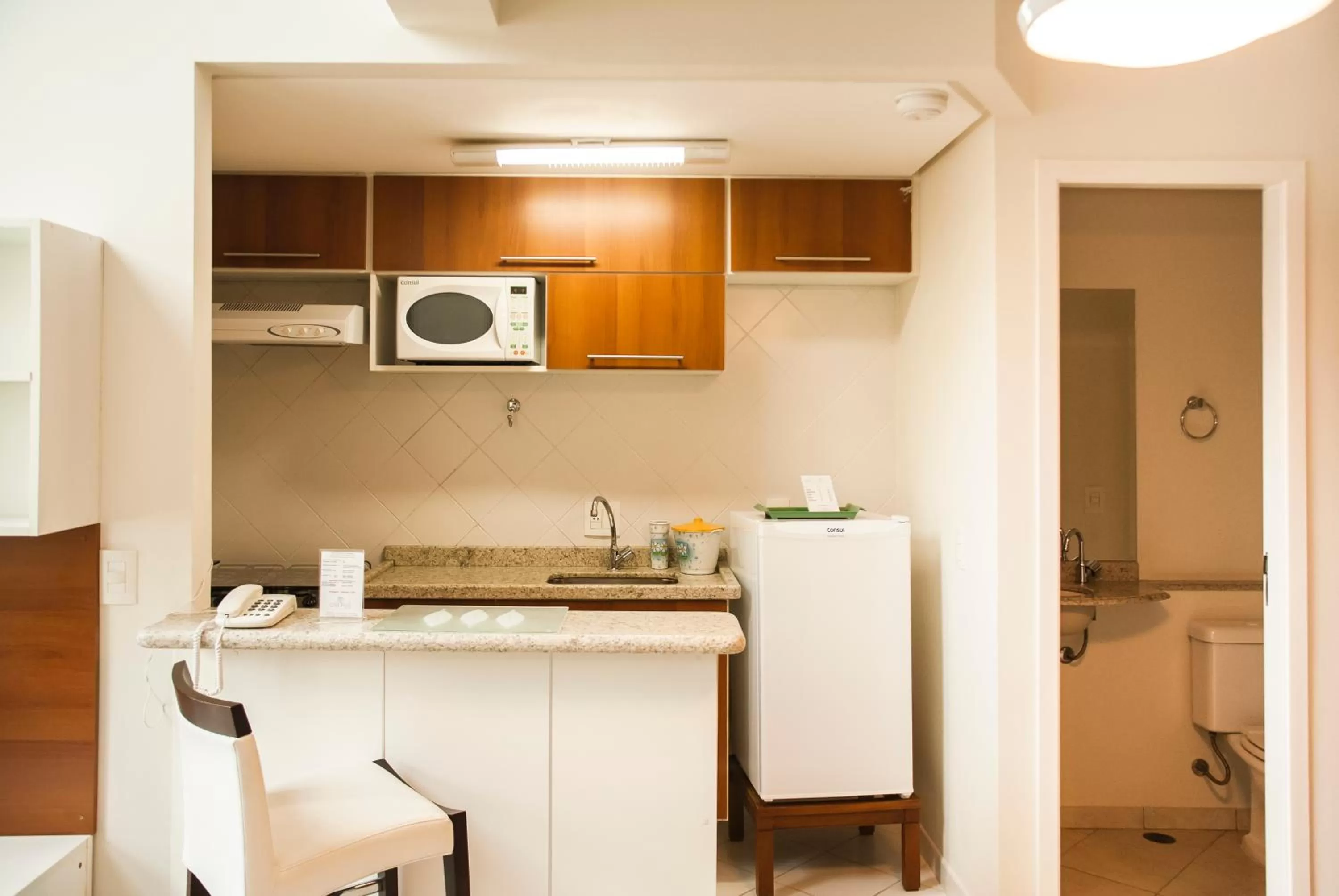 Kitchen or kitchenette in Hotel City Hall