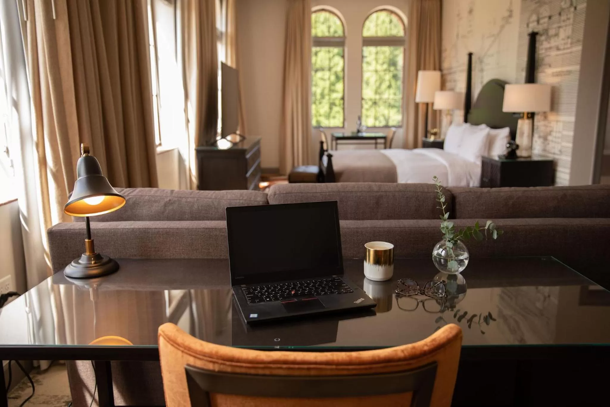 Bedroom, Bed in The Lodge at St Edward Park