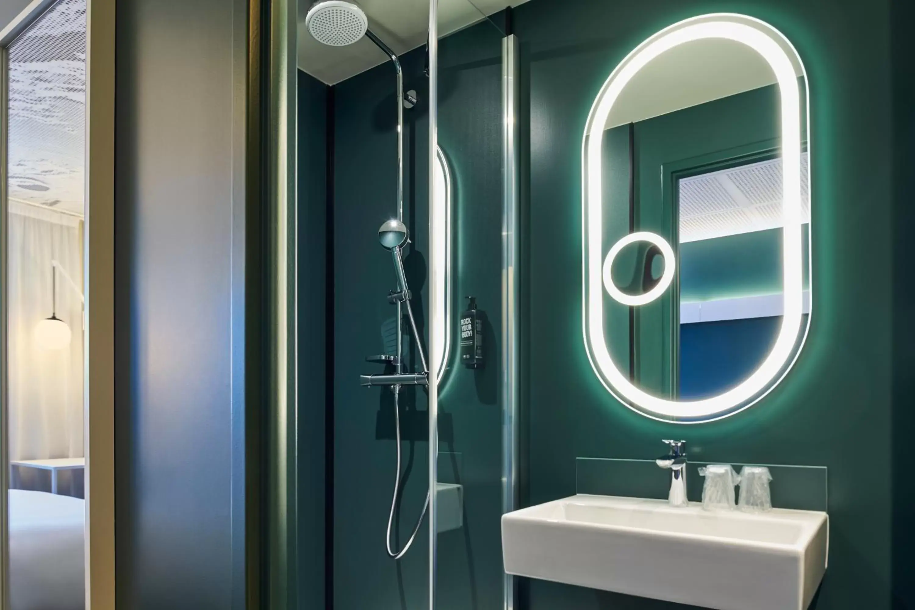 Shower, Bathroom in Ibis Montlhery Paris Sud