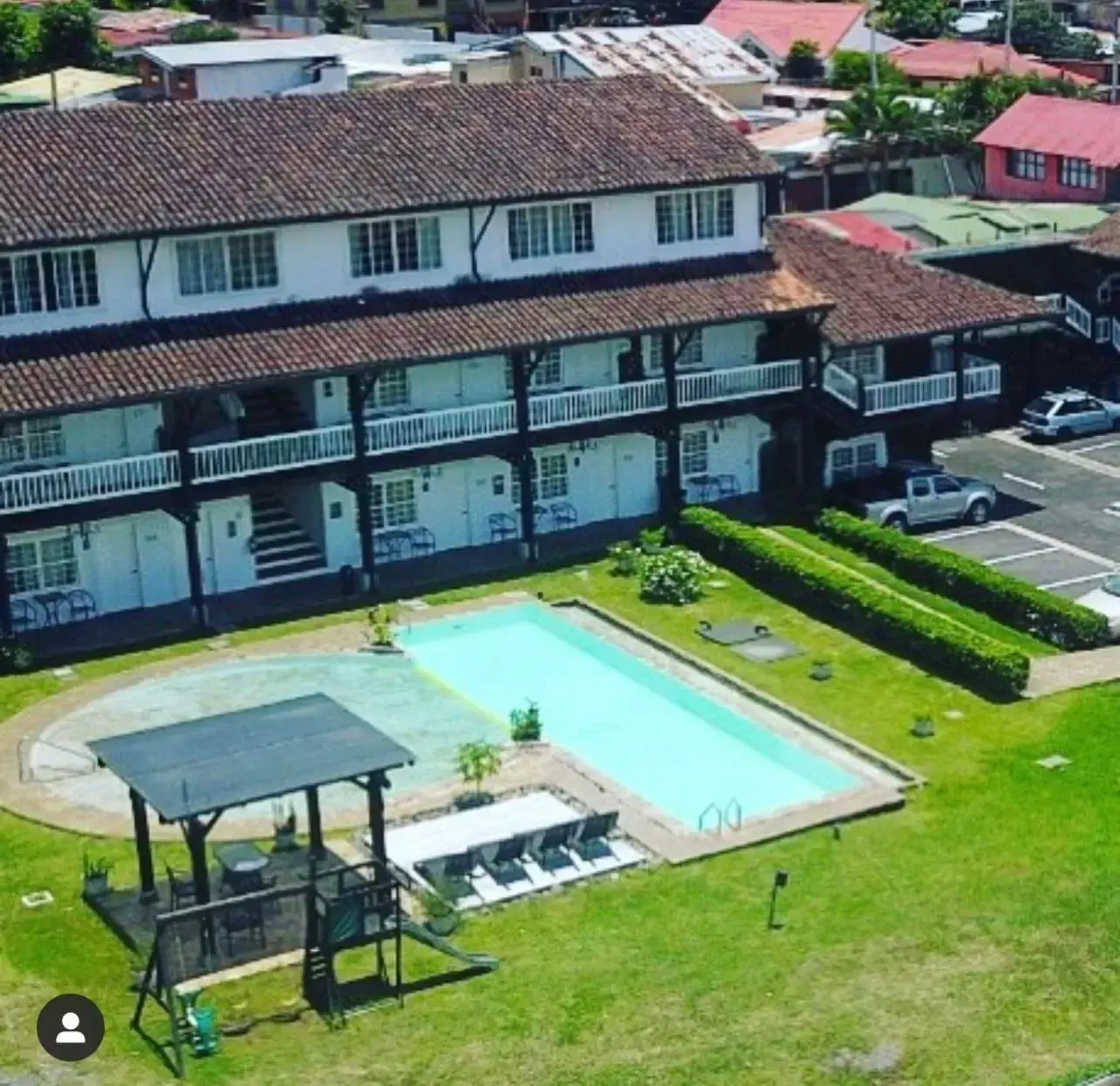 TV and multimedia, Pool View in Hotel Luisiana