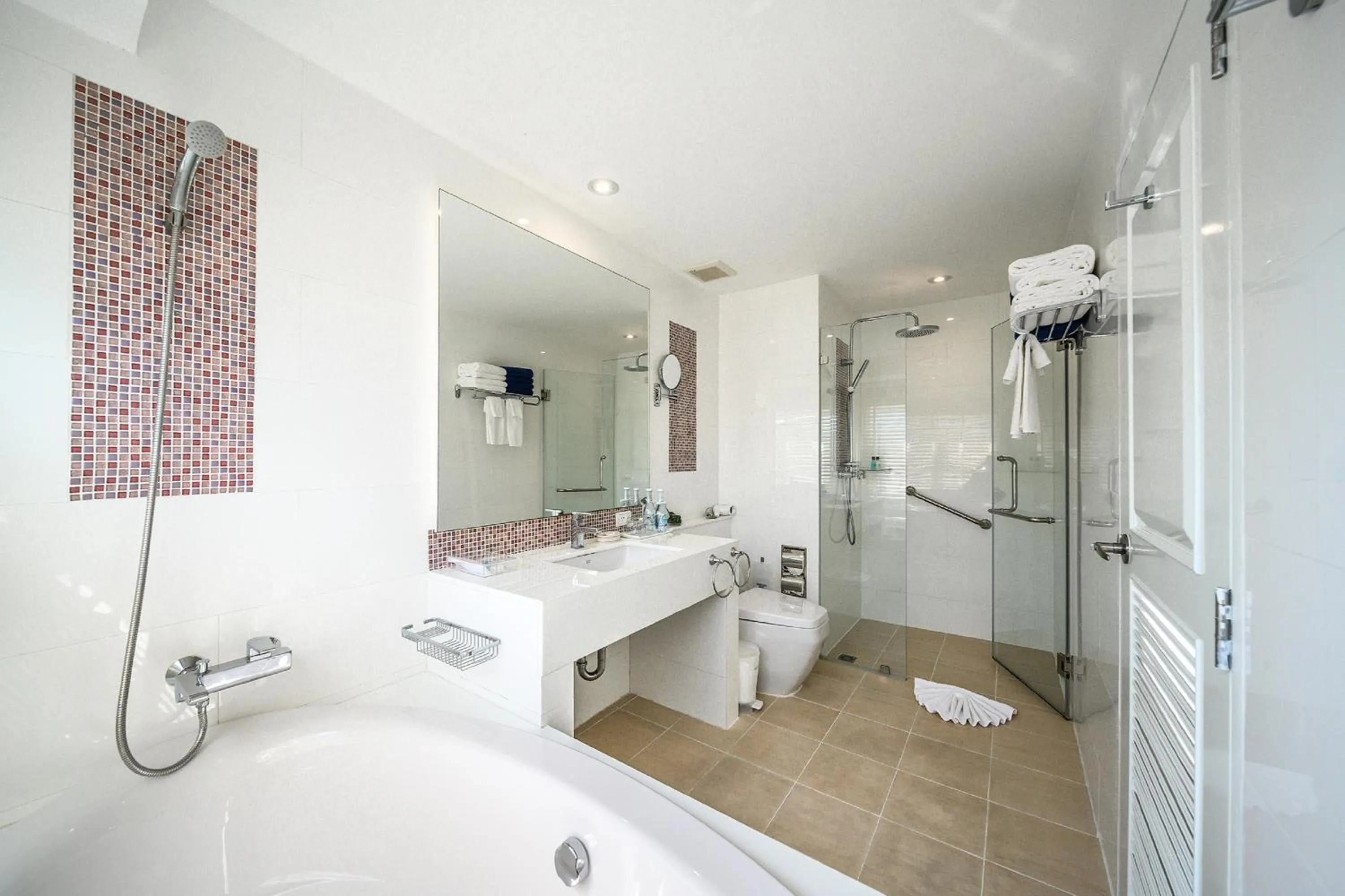 Bathroom in Andaman Beach Suites Hotel, Patong Phuket