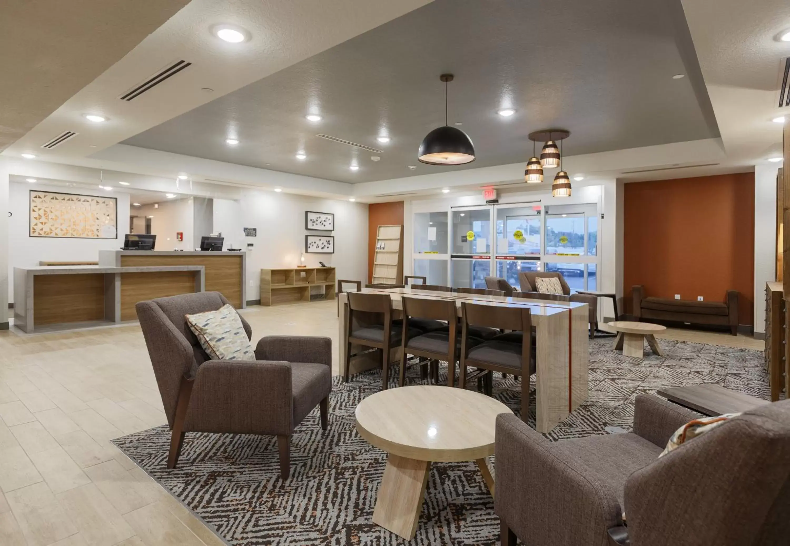 Lobby or reception, Lounge/Bar in Candlewood Suites - San Antonio - Schertz, an IHG Hotel