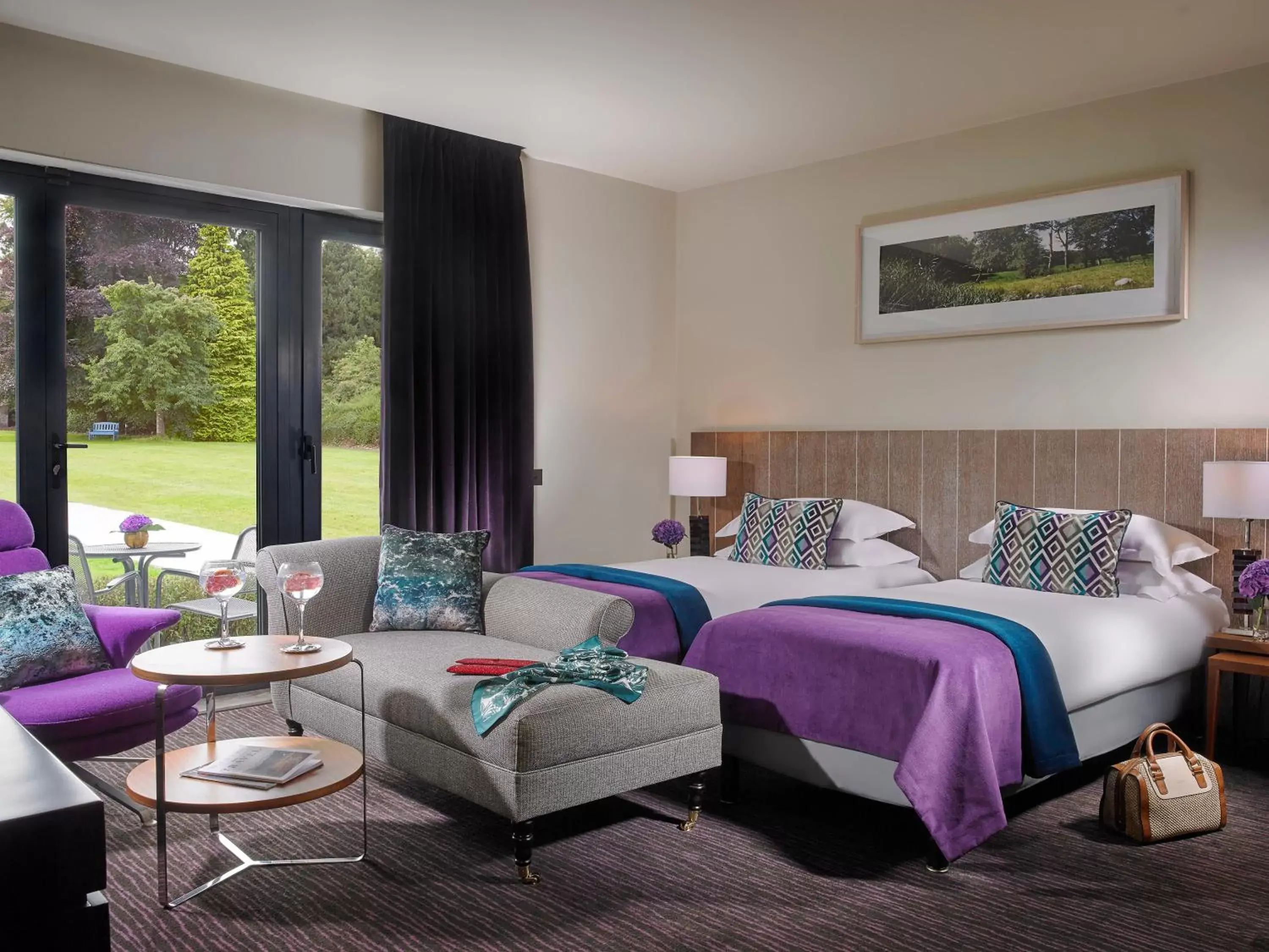 Bed in Farnham Estate Spa and Golf Resort