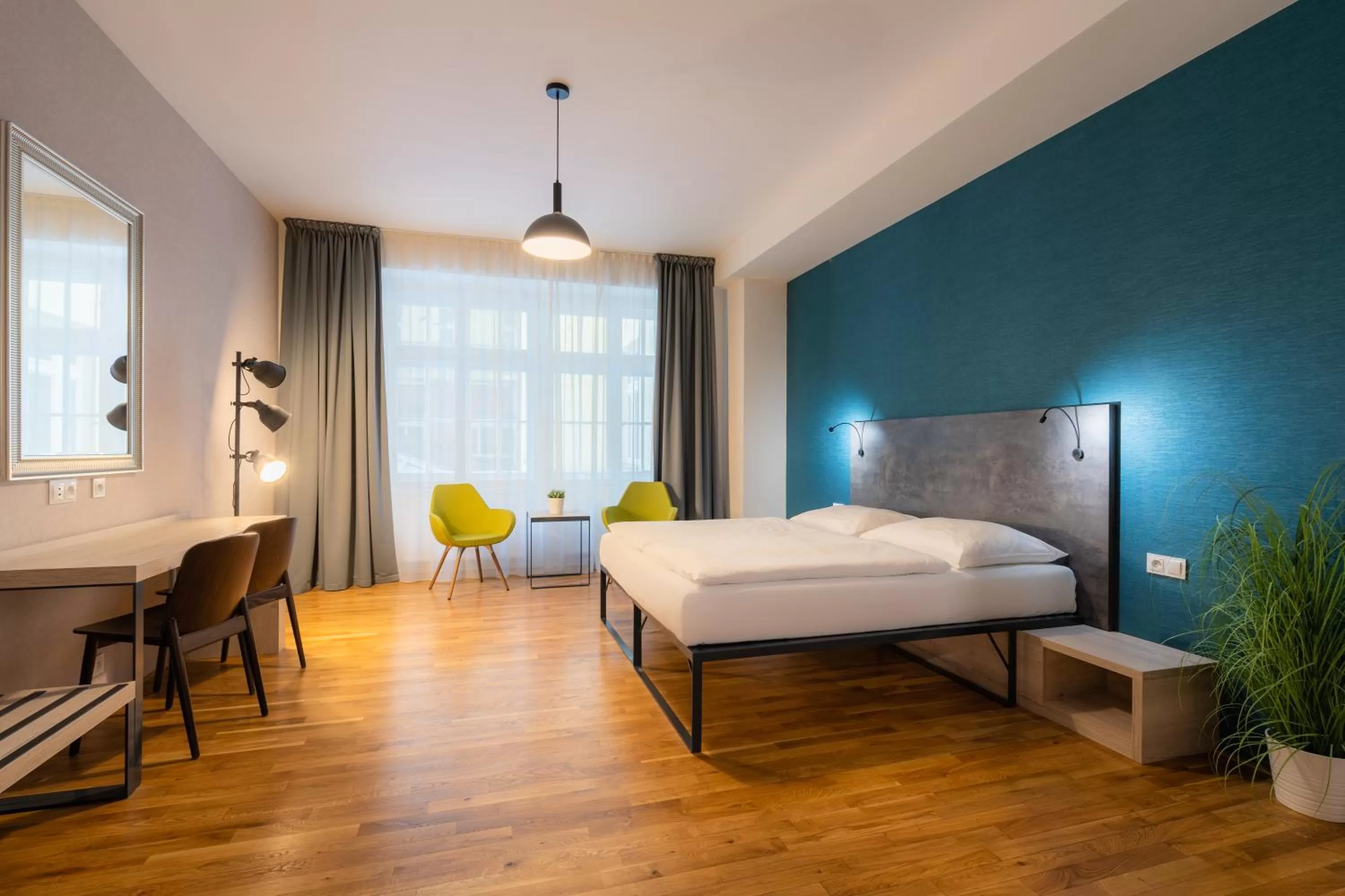 Photo of the whole room, Bed in EA ApartHotel Melantrich