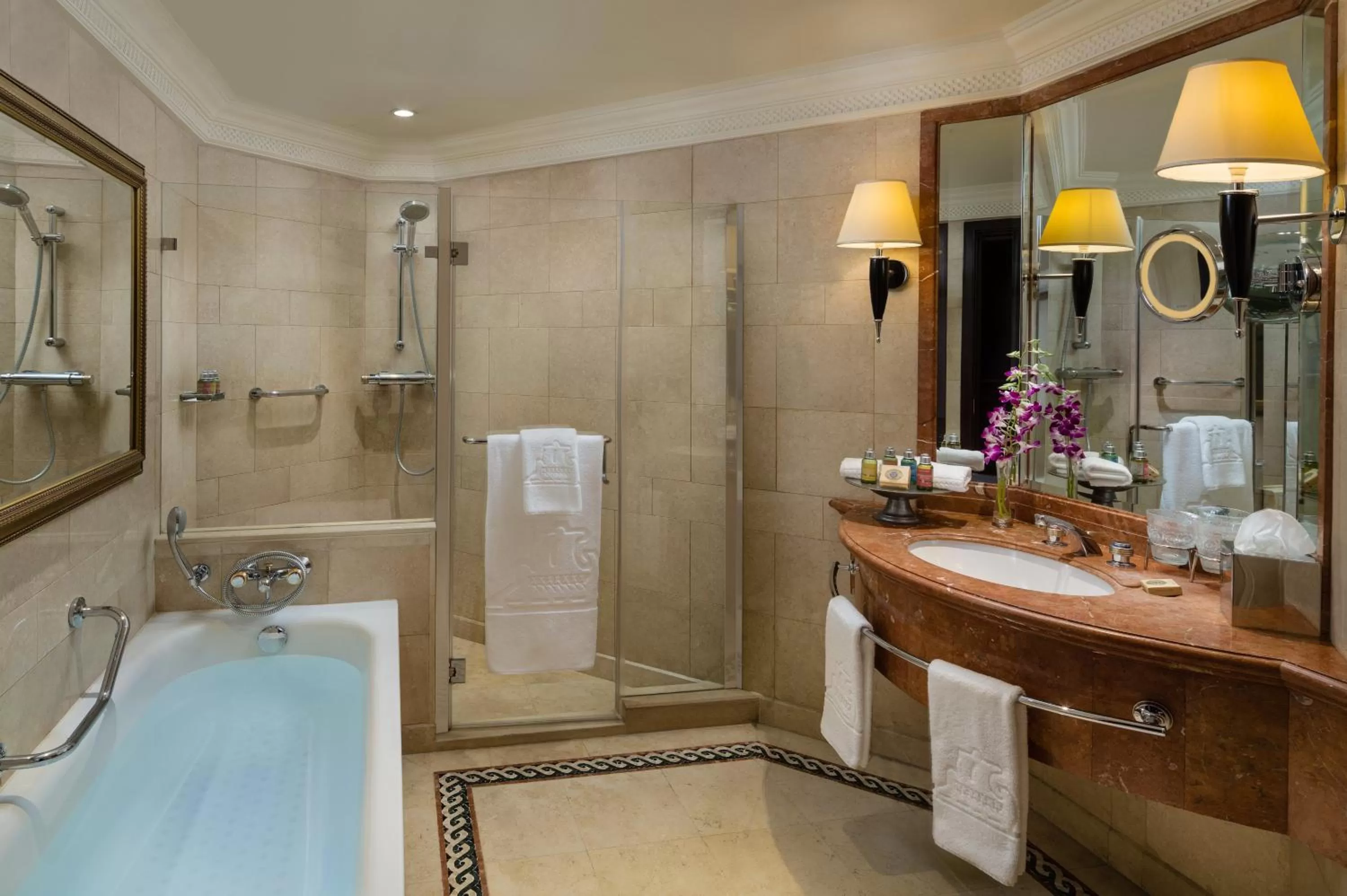 Bathroom in InterContinental Phoenicia Beirut by IHG