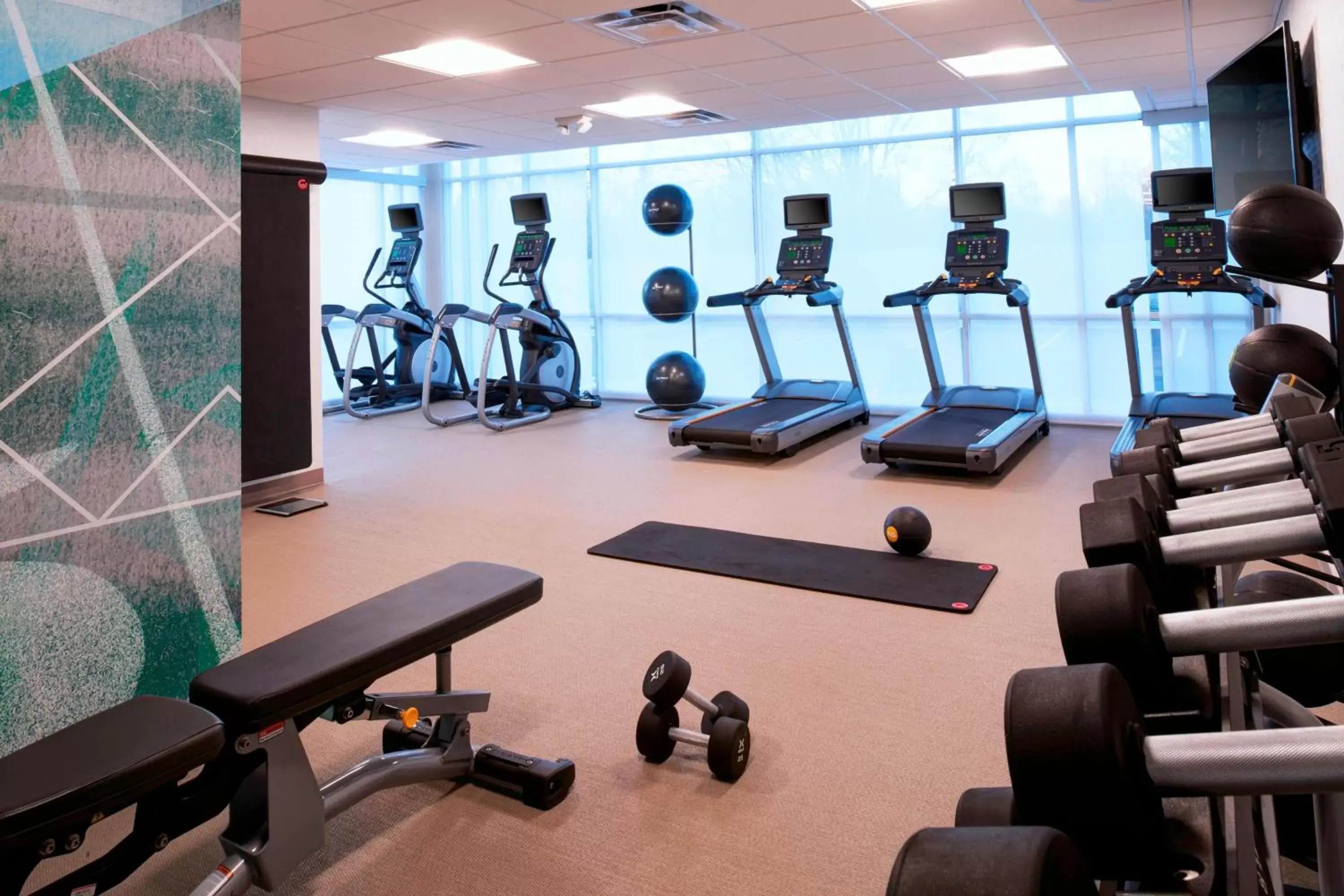 Fitness centre/facilities, Fitness Center/Facilities in SpringHill Suites by Marriott East Lansing University Area, Lansing Area