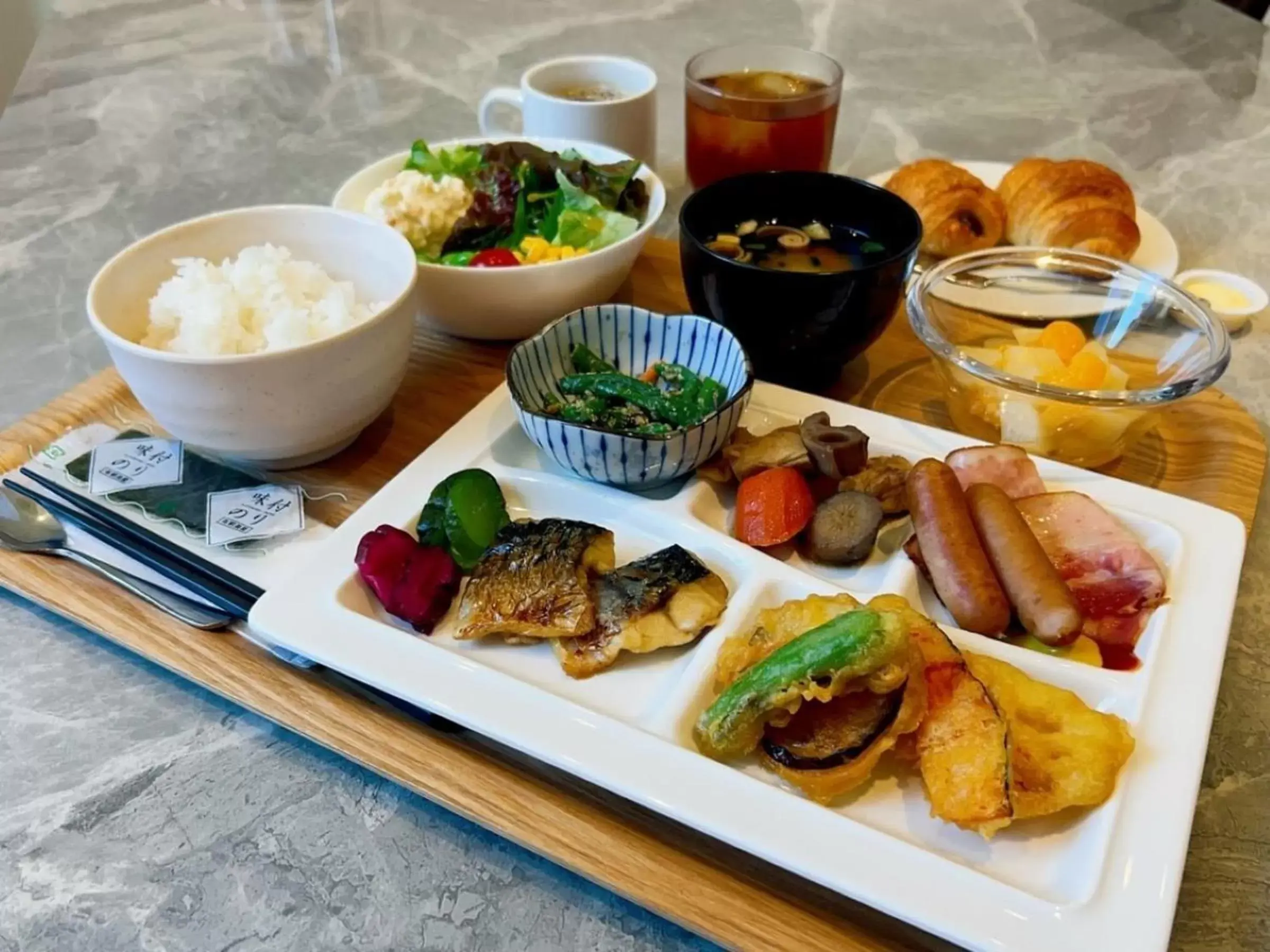 Buffet breakfast in APA Hotel Takamatsu Airport