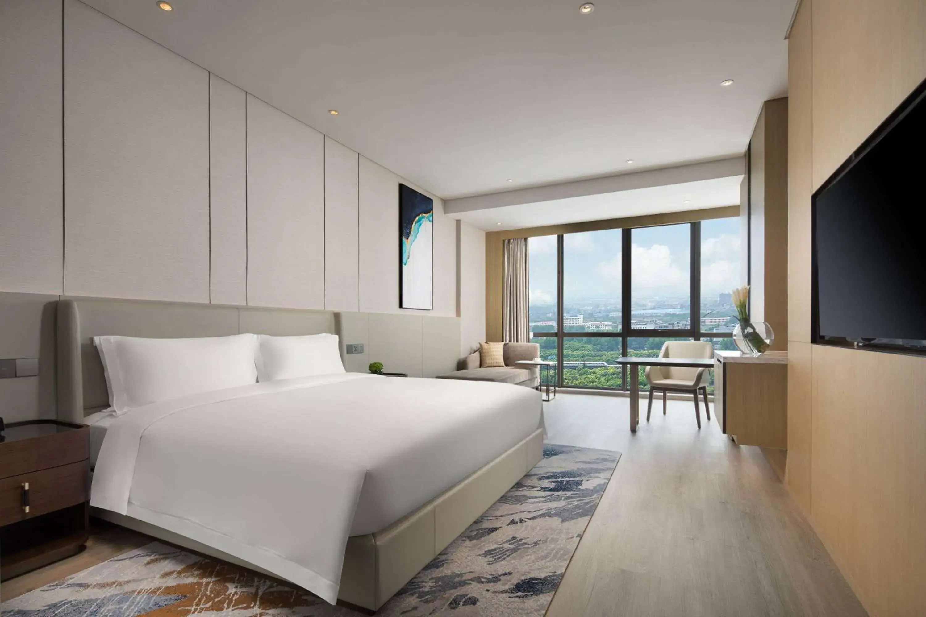 Photo of the whole room in Wyndham Shanghai Pudong