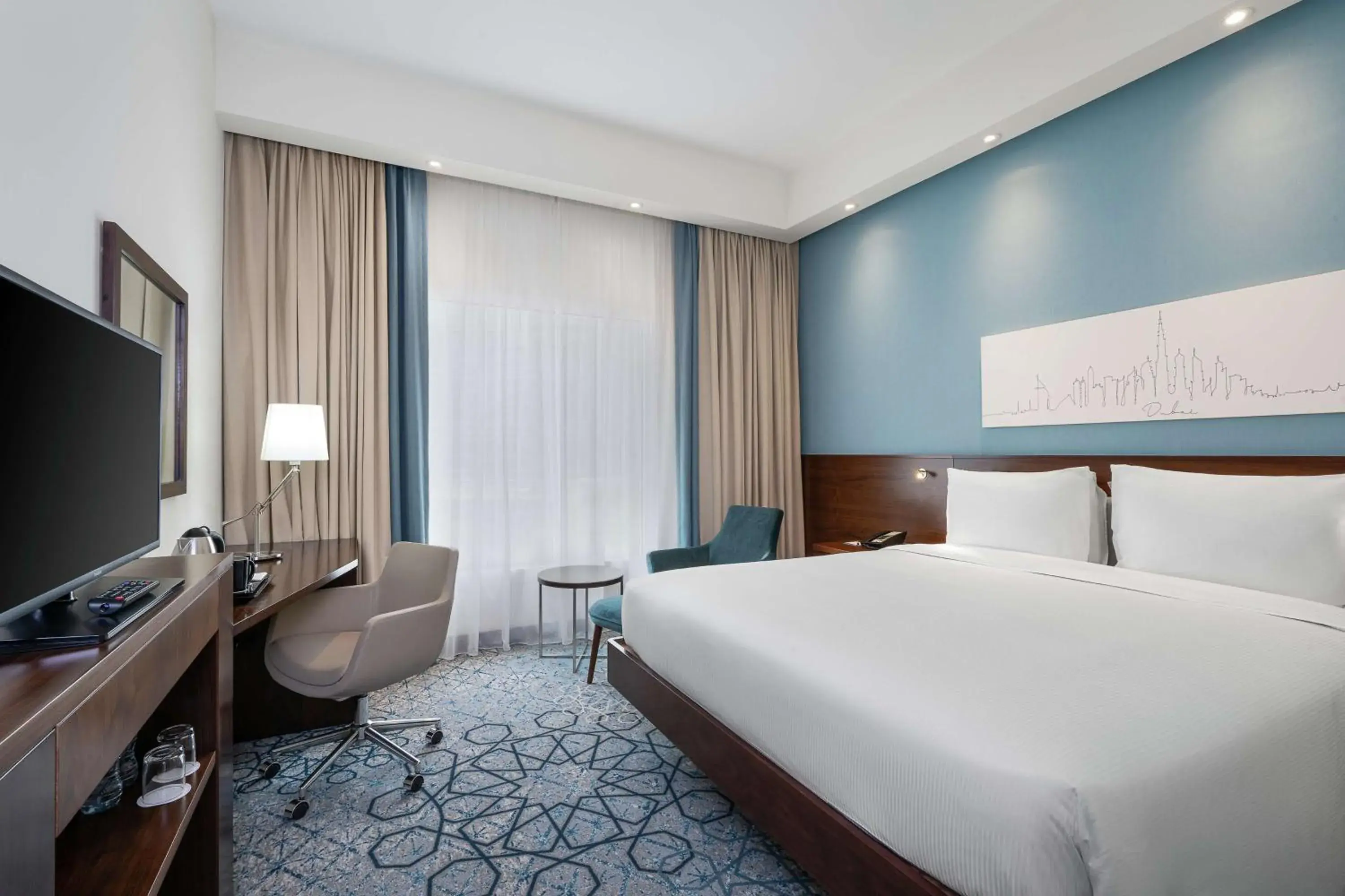 Bedroom in Hampton By Hilton Dubai Al Barsha