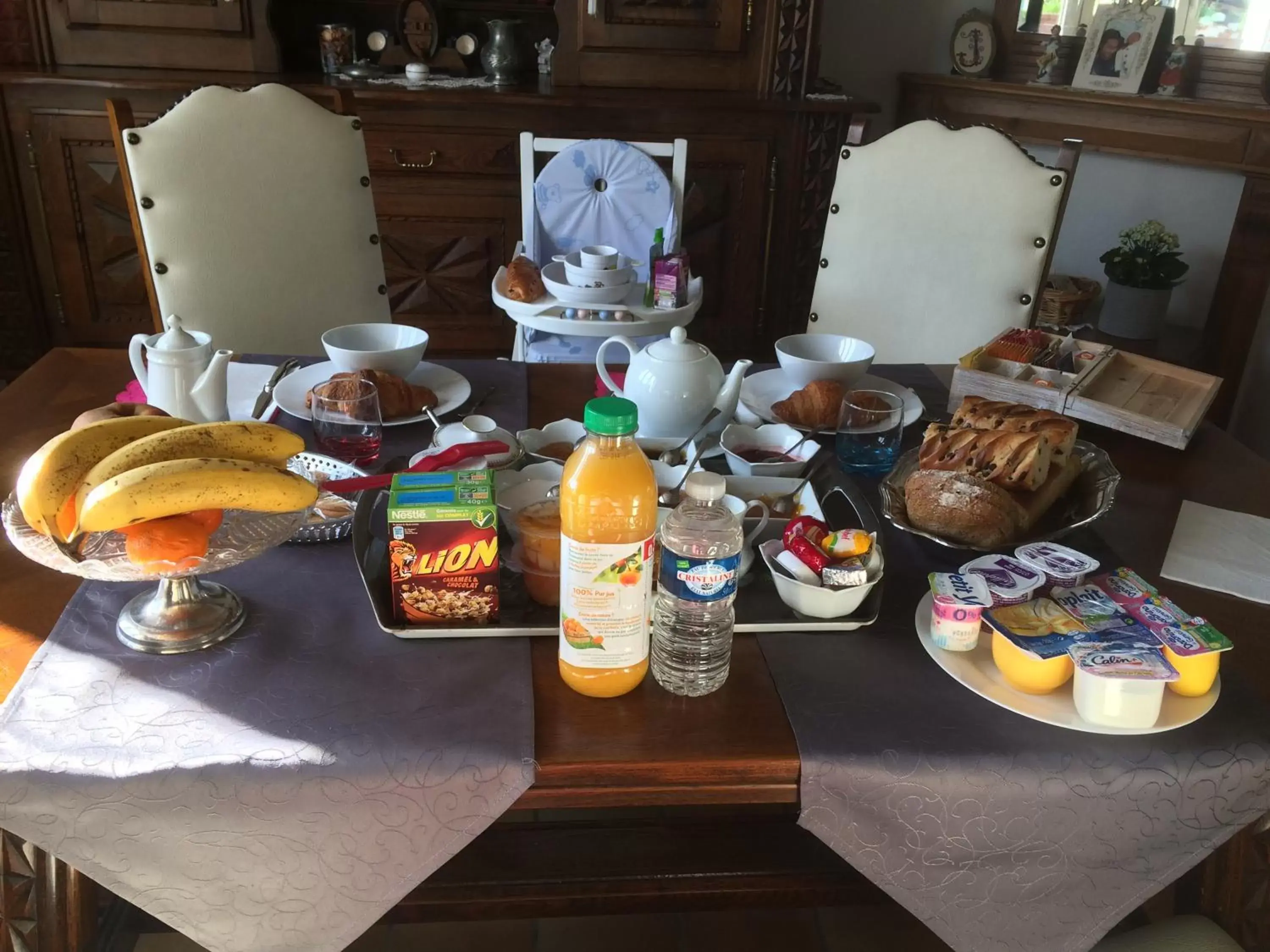 Dining area, Breakfast in La Mansarde