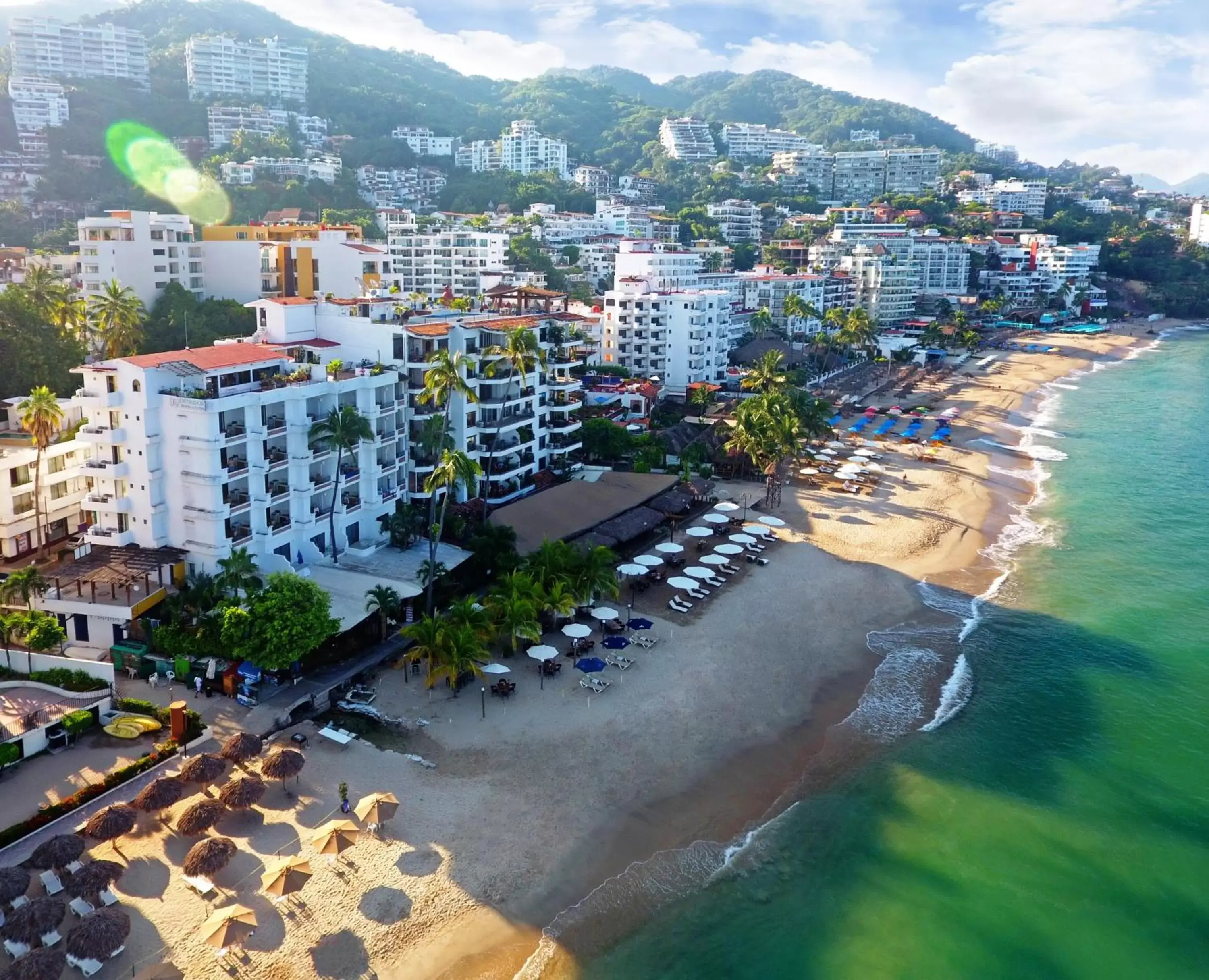 Bird's eye view, Bird's-eye View in Emperador Vallarta Beachfront Hotel and Suites