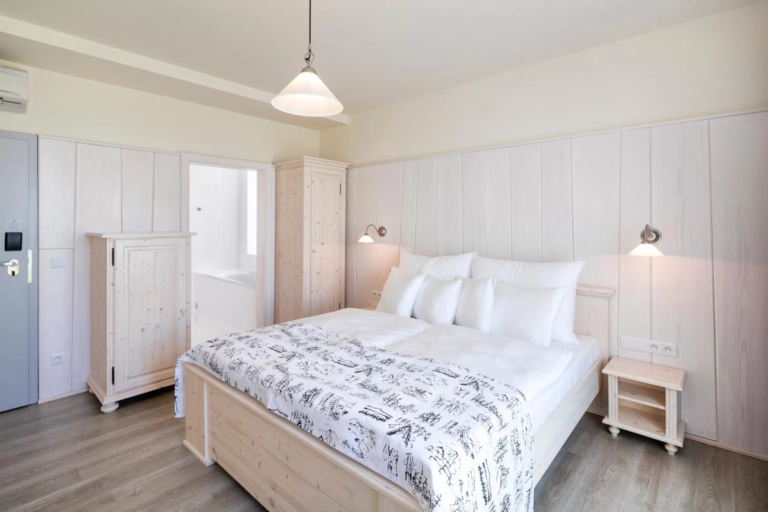 Bedroom, Bed in Pytloun Imperial Design Suites