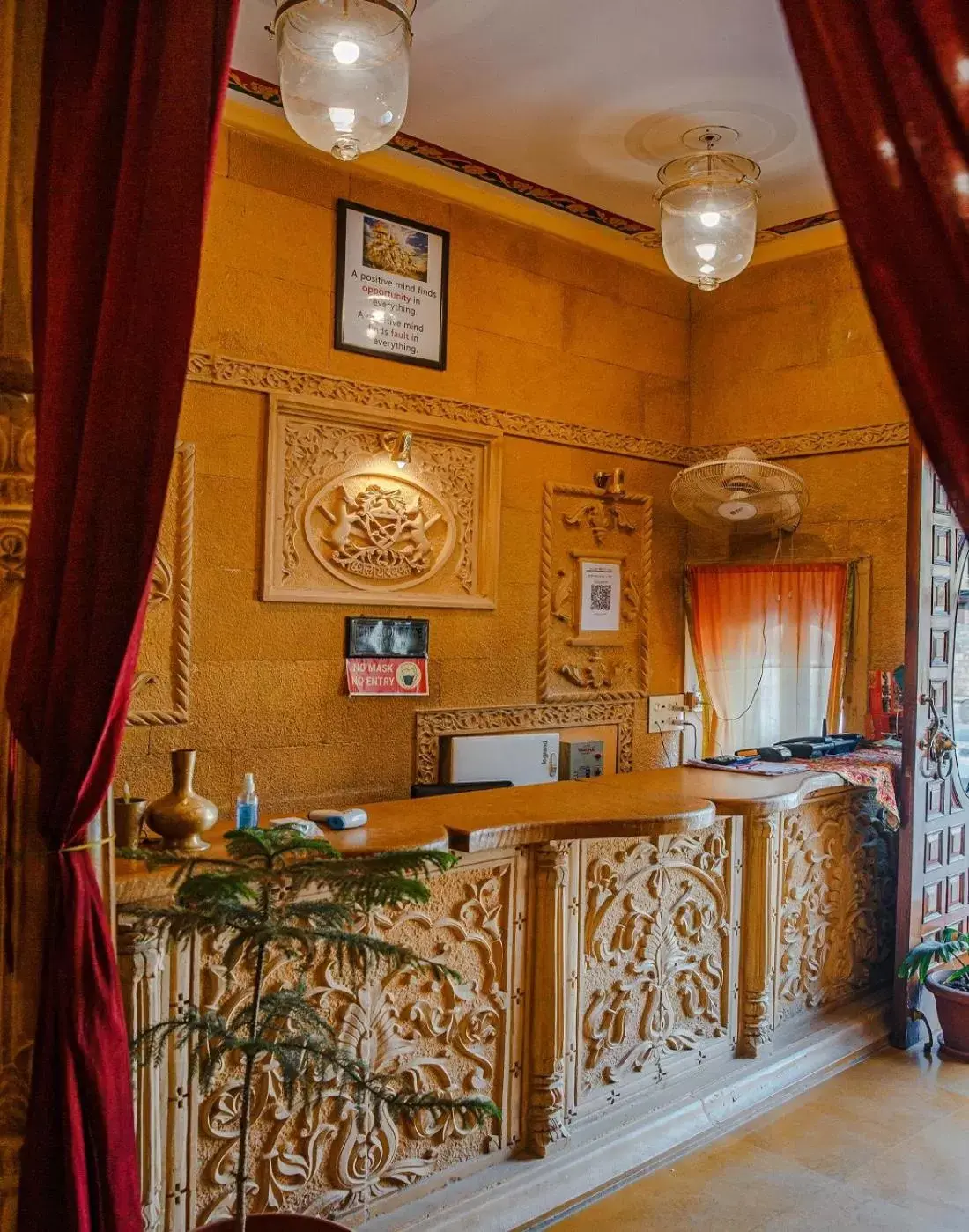 Lobby or reception in Hotel Lal Garh Fort And Palace Lobby or reception in Hotel Lal Garh Fort And Palace