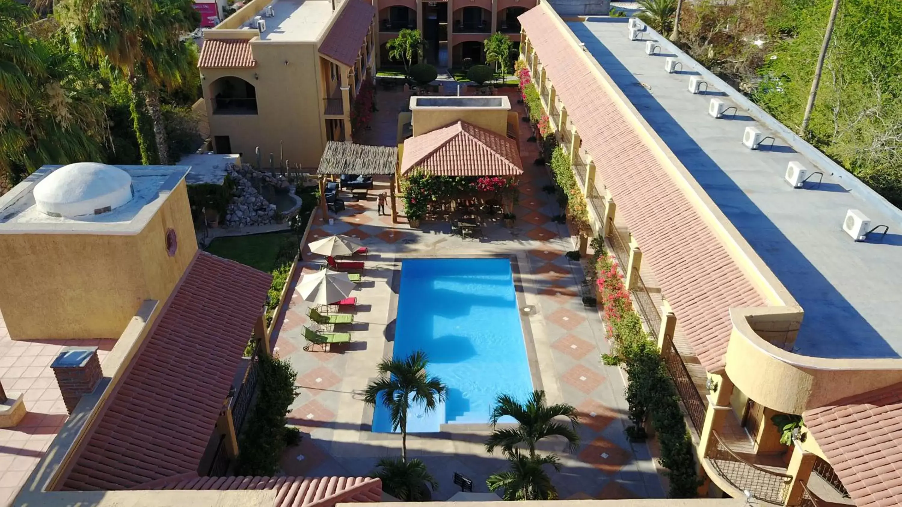 Swimming pool, Pool View in Hacienda Suites Loreto