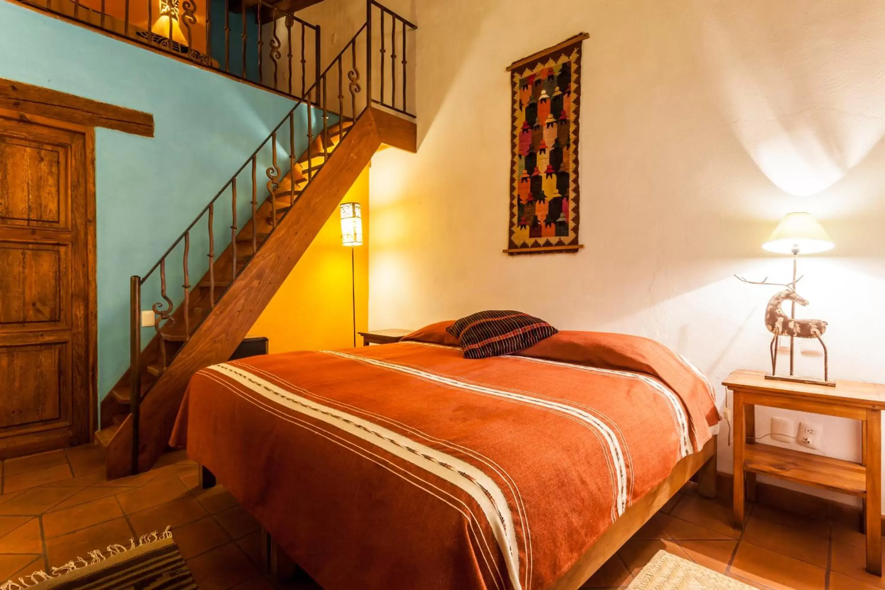 Photo of the whole room, Bed in Posada Yolihuani