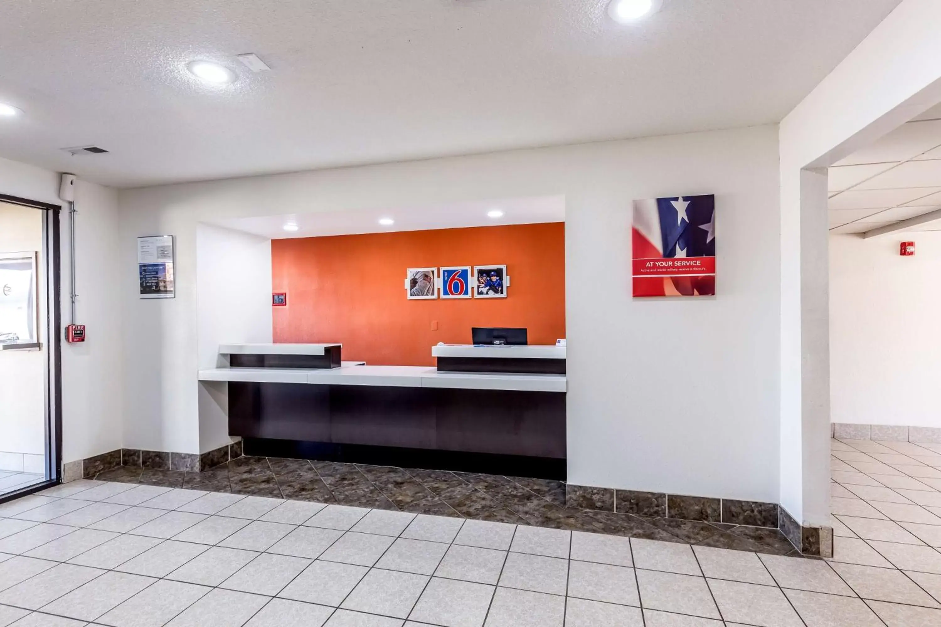 Property logo or sign, Lobby/Reception in Motel 6-Troy, IL