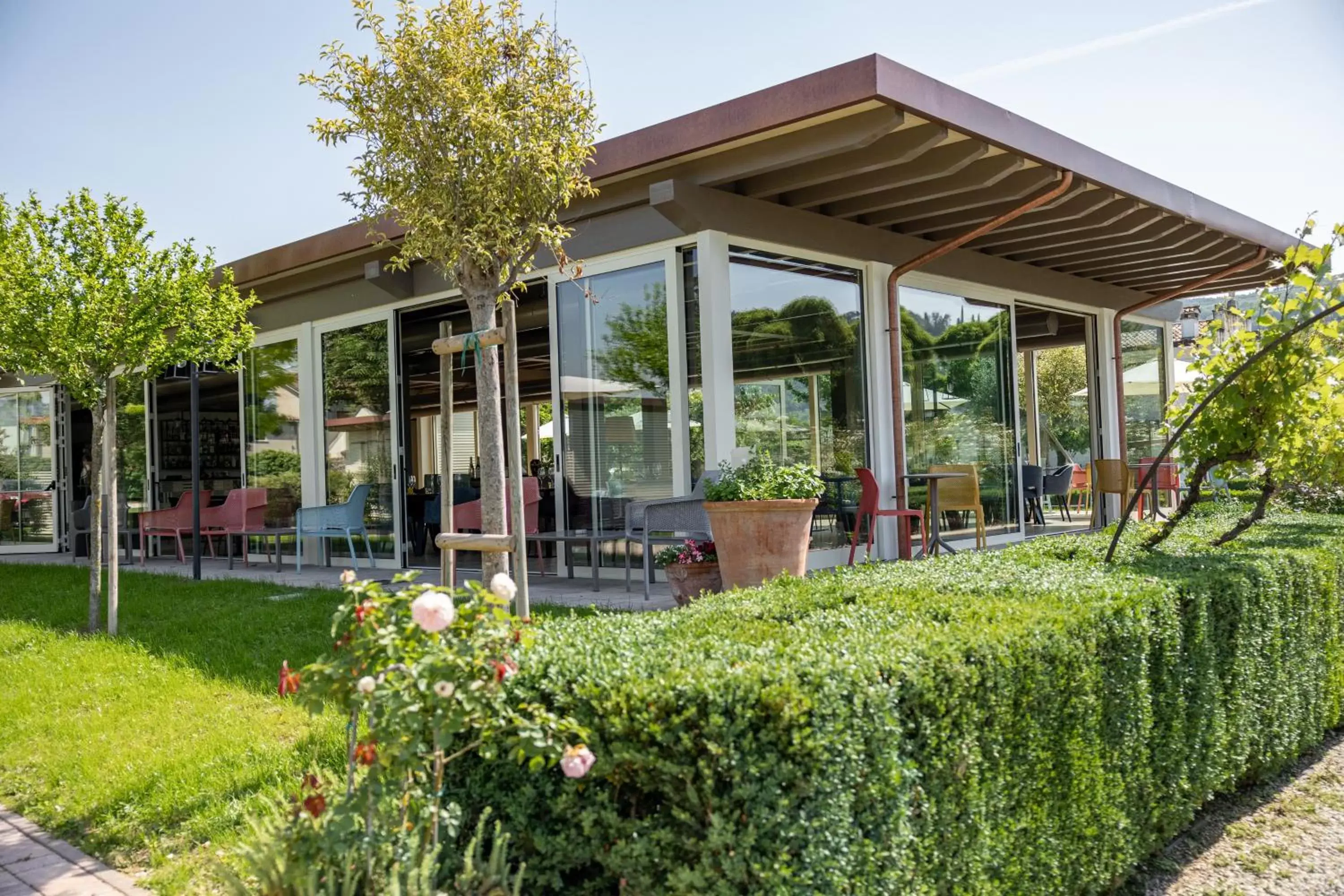 Restaurant/places to eat, Garden in B&B Villa Nichesola