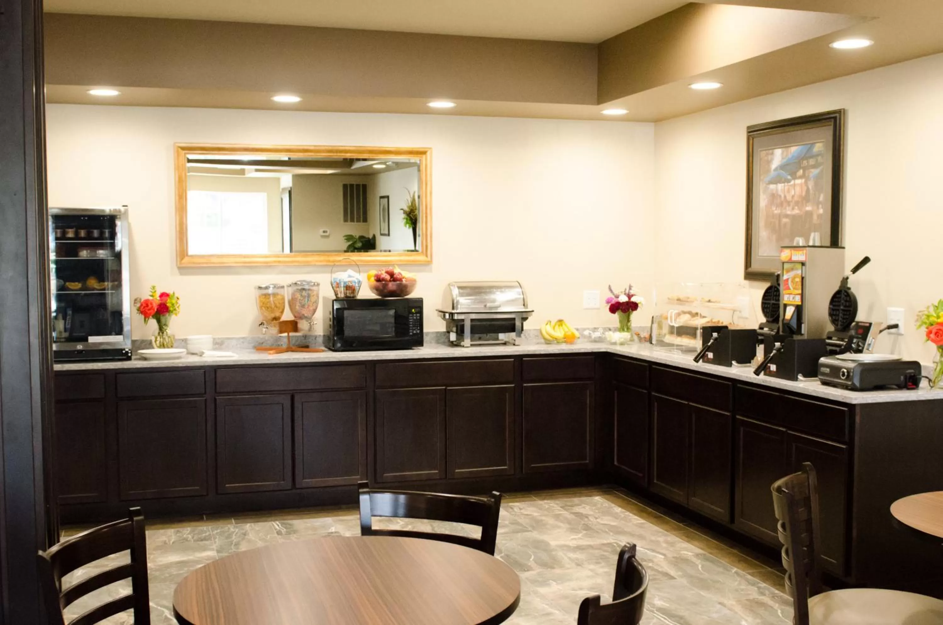 Asian breakfast in Inn at Moses Lake