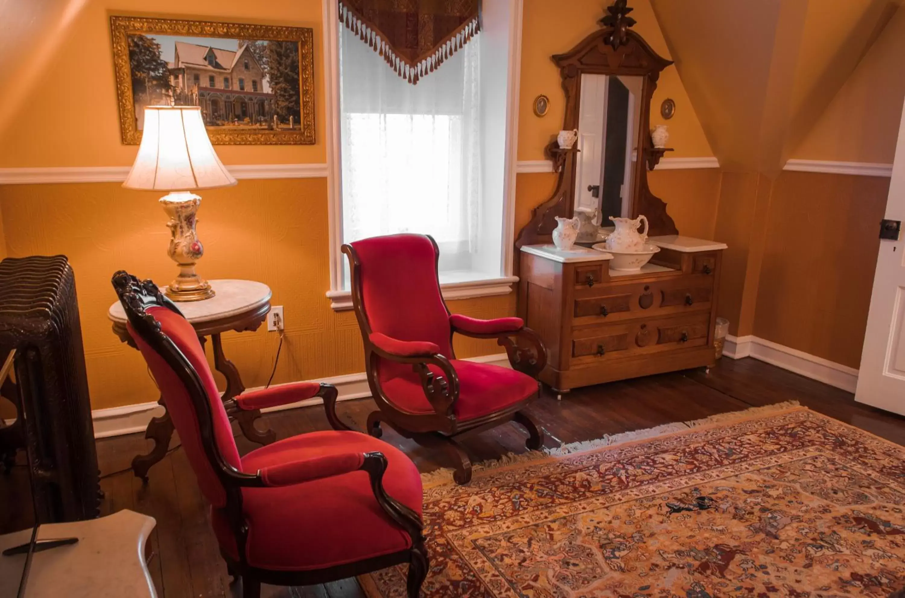 Seating Area in Gifford-Risley House Bed and Breakfast