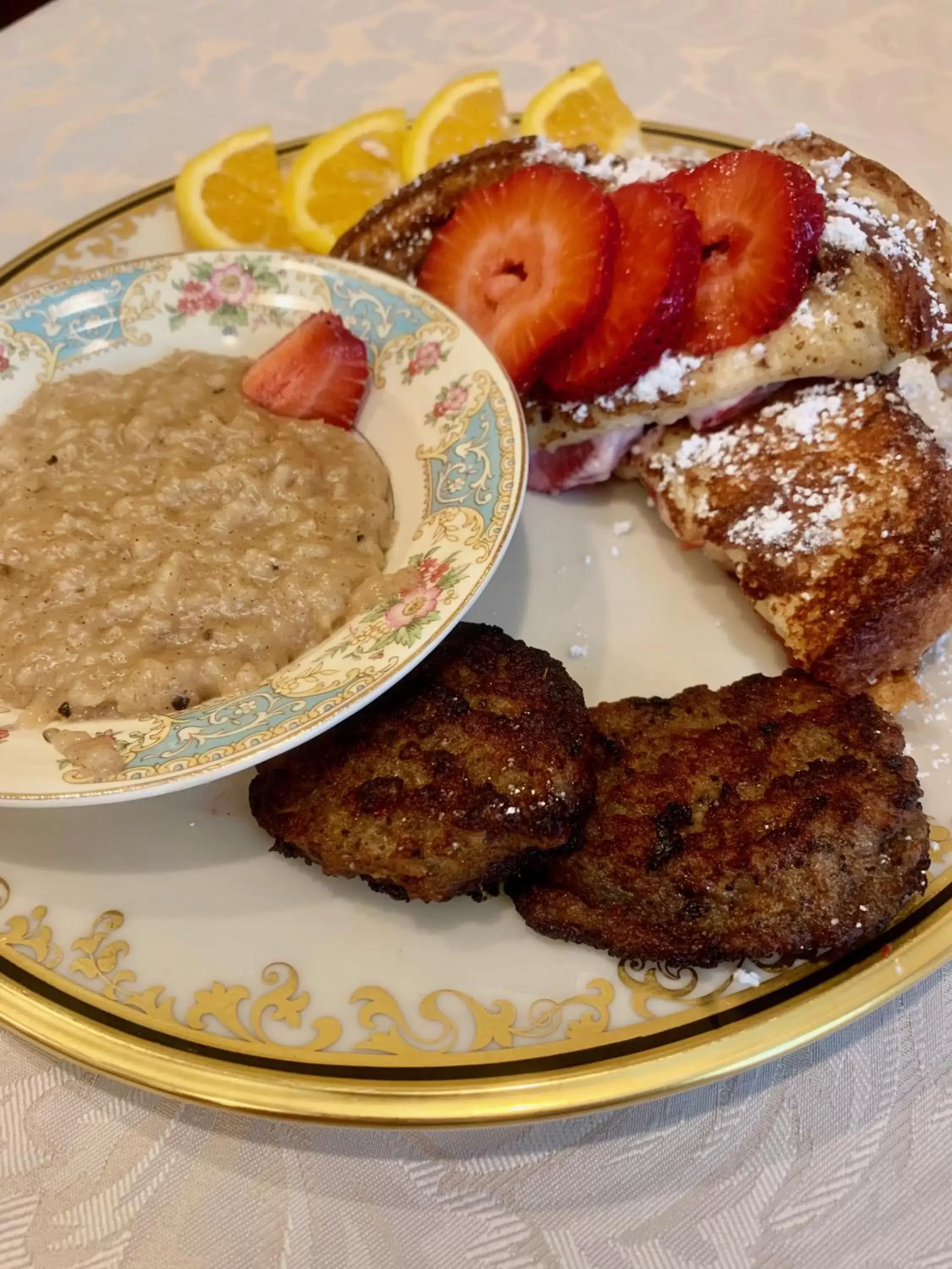 Food close-up in The Beaumont House Natchez Food close-up in The Beaumont House Natchez