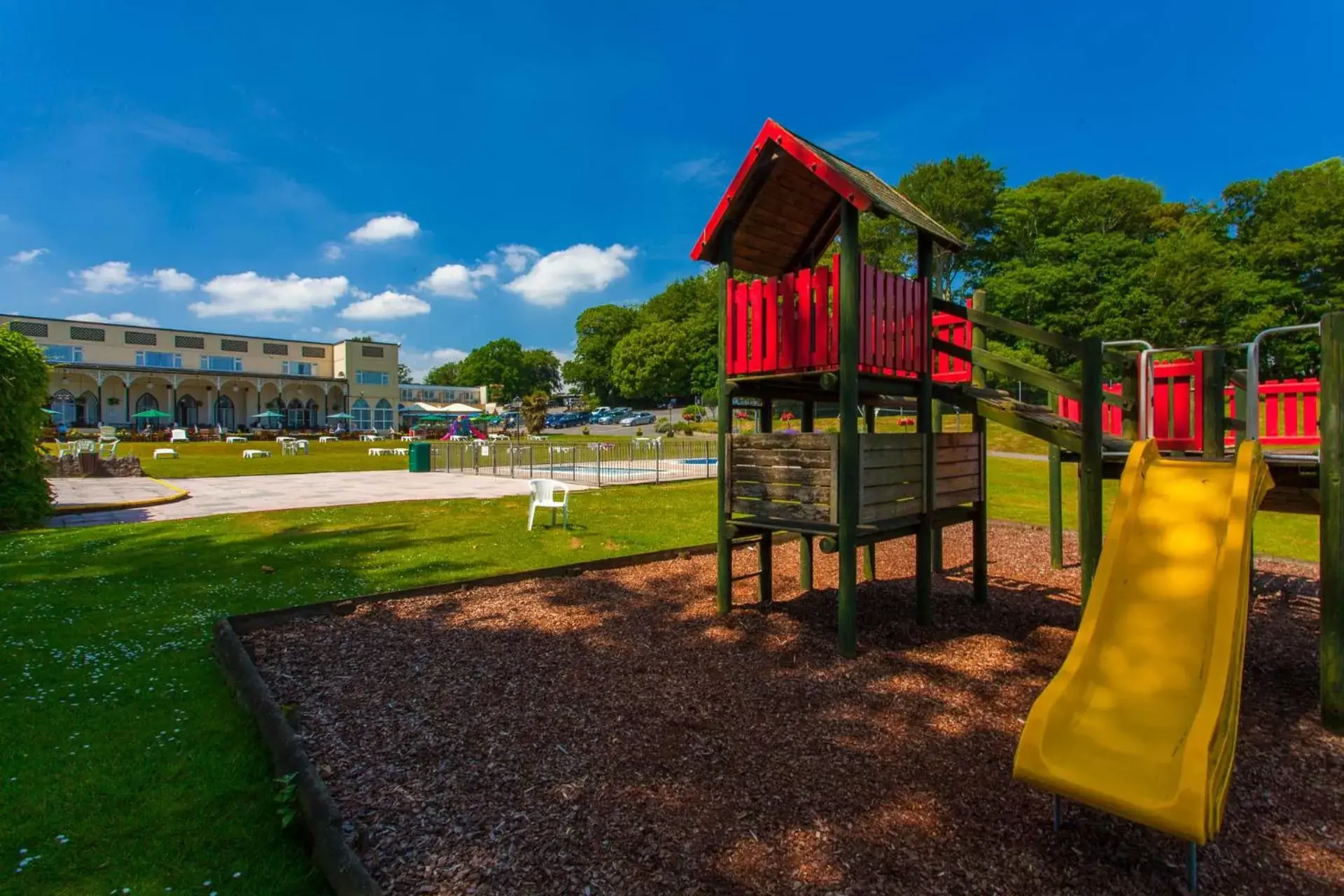 Children play ground, Children's Play Area in Langstone Cliff Hotel
