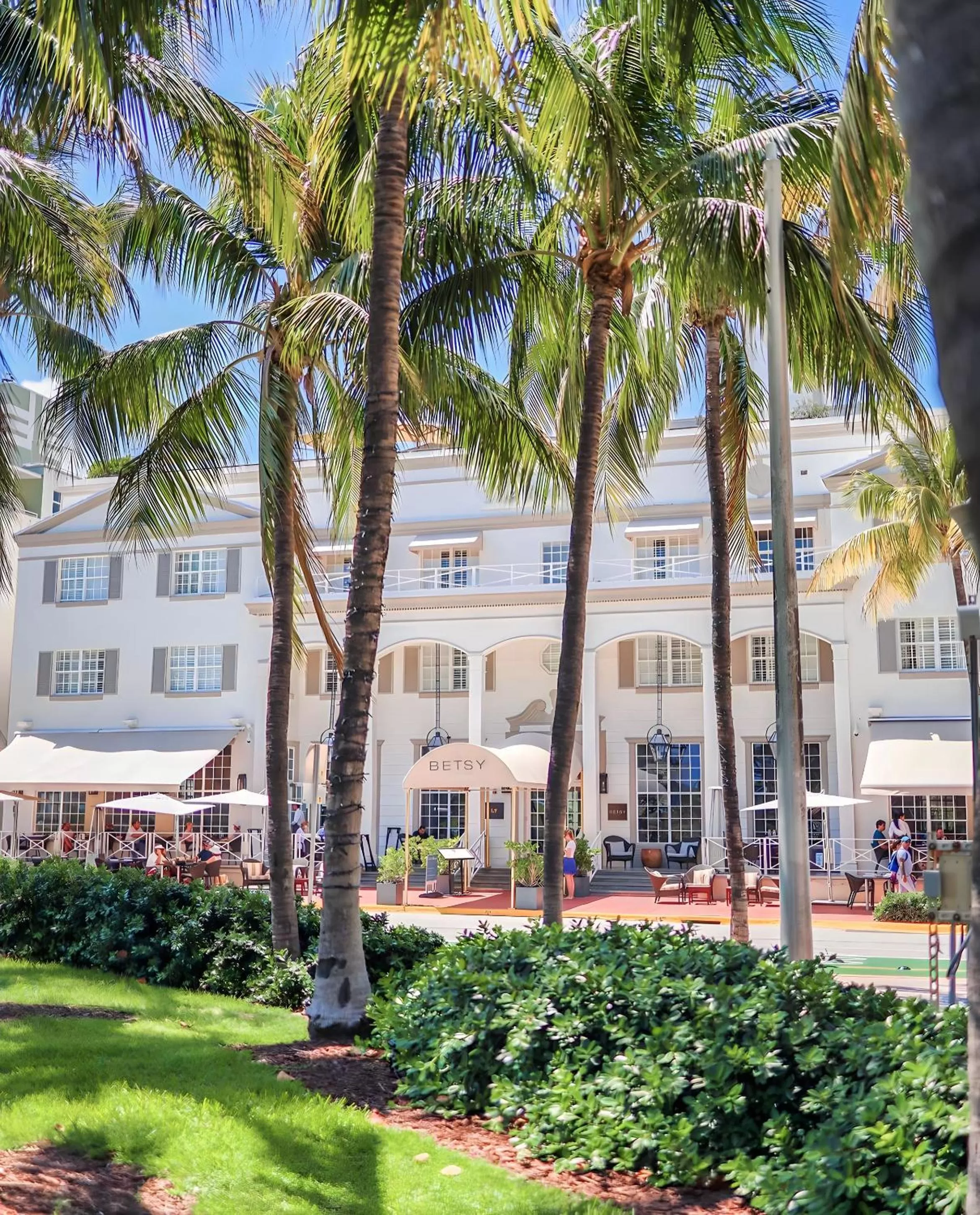 Property building in The Betsy Hotel, South Beach