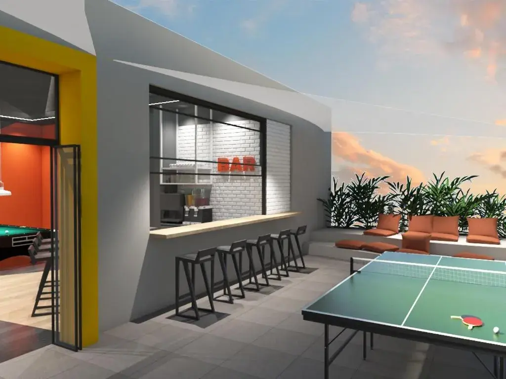 Game Room, Table Tennis in Eden Roc Resort - All Inclusive
