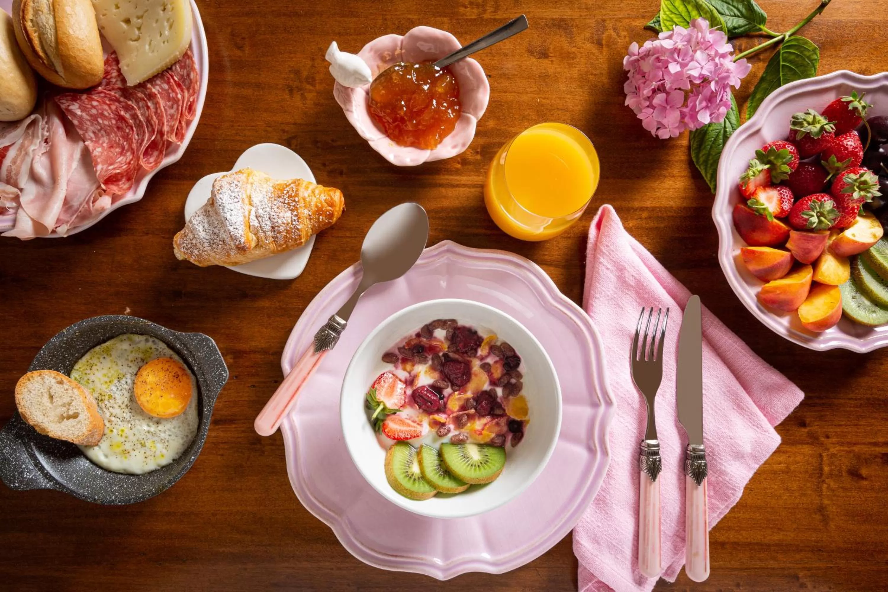 Food and drinks in Hotel Ideale