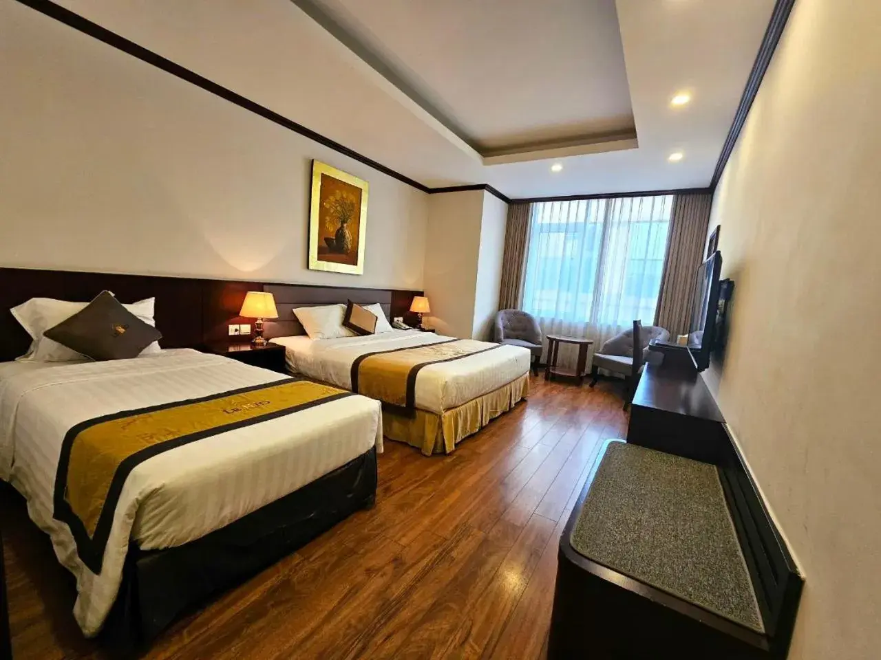 Bedroom in Lenid Hotel Tho Nhuom