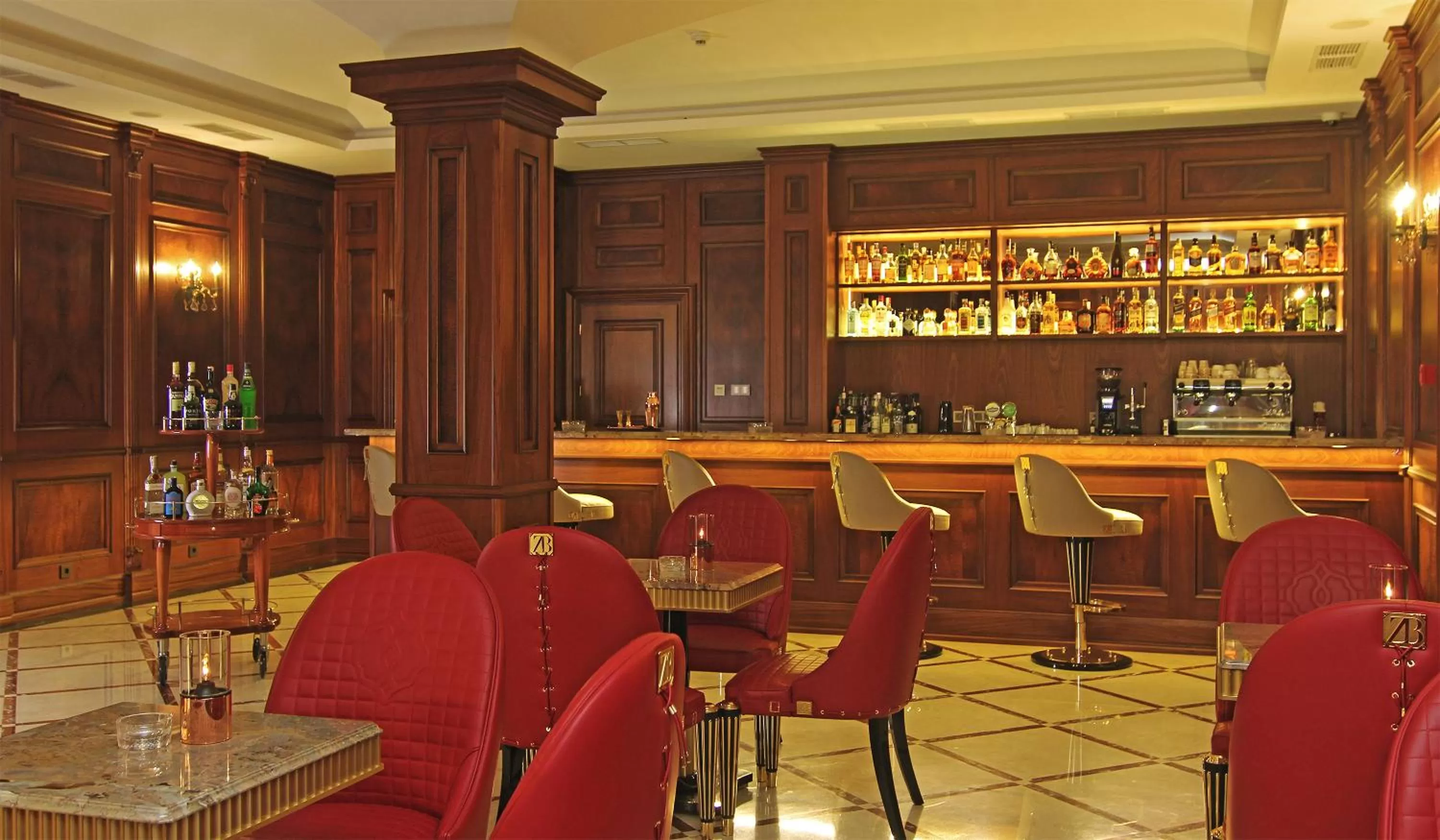 Lounge or bar in Orion Hotel Bishkek