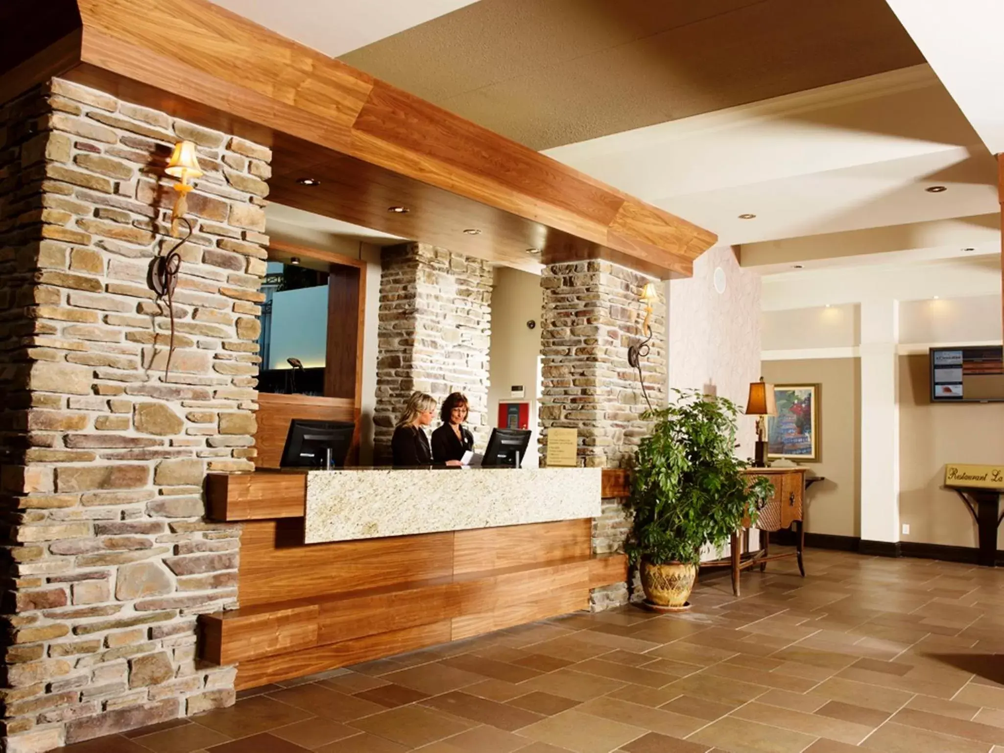 Lobby or reception, Lobby/Reception in Hotel L'Oie des neiges