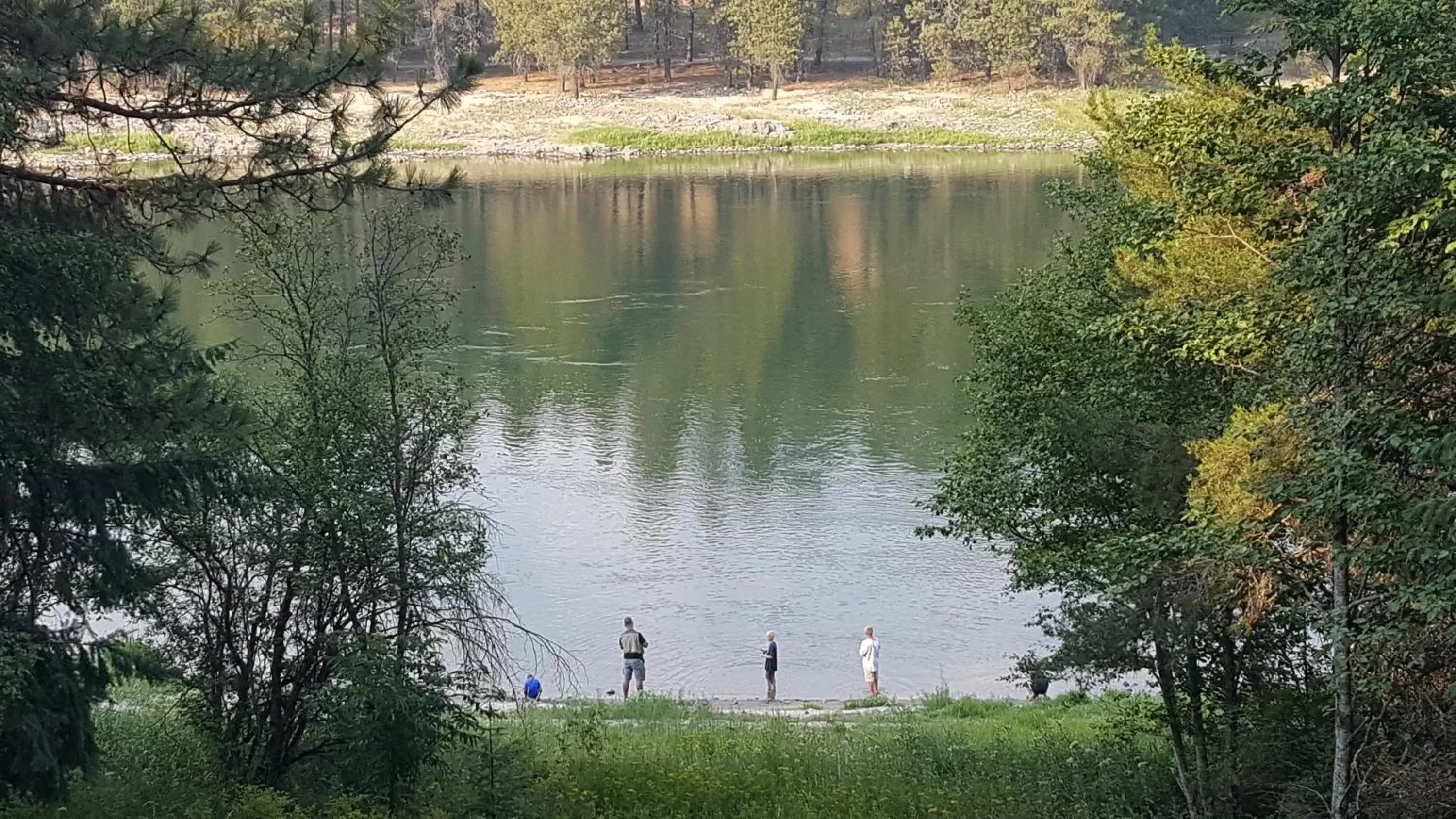 River view in Riverfront Motel & Cabins